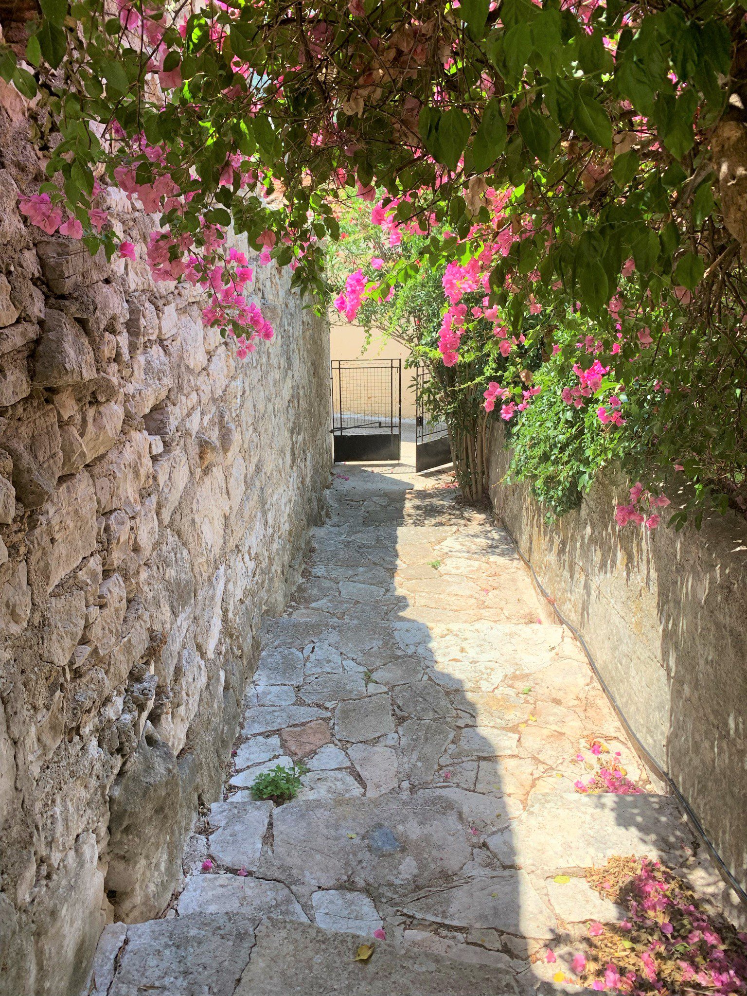 Public footpath to ruin for sale in Ithaca Greece, Vathi