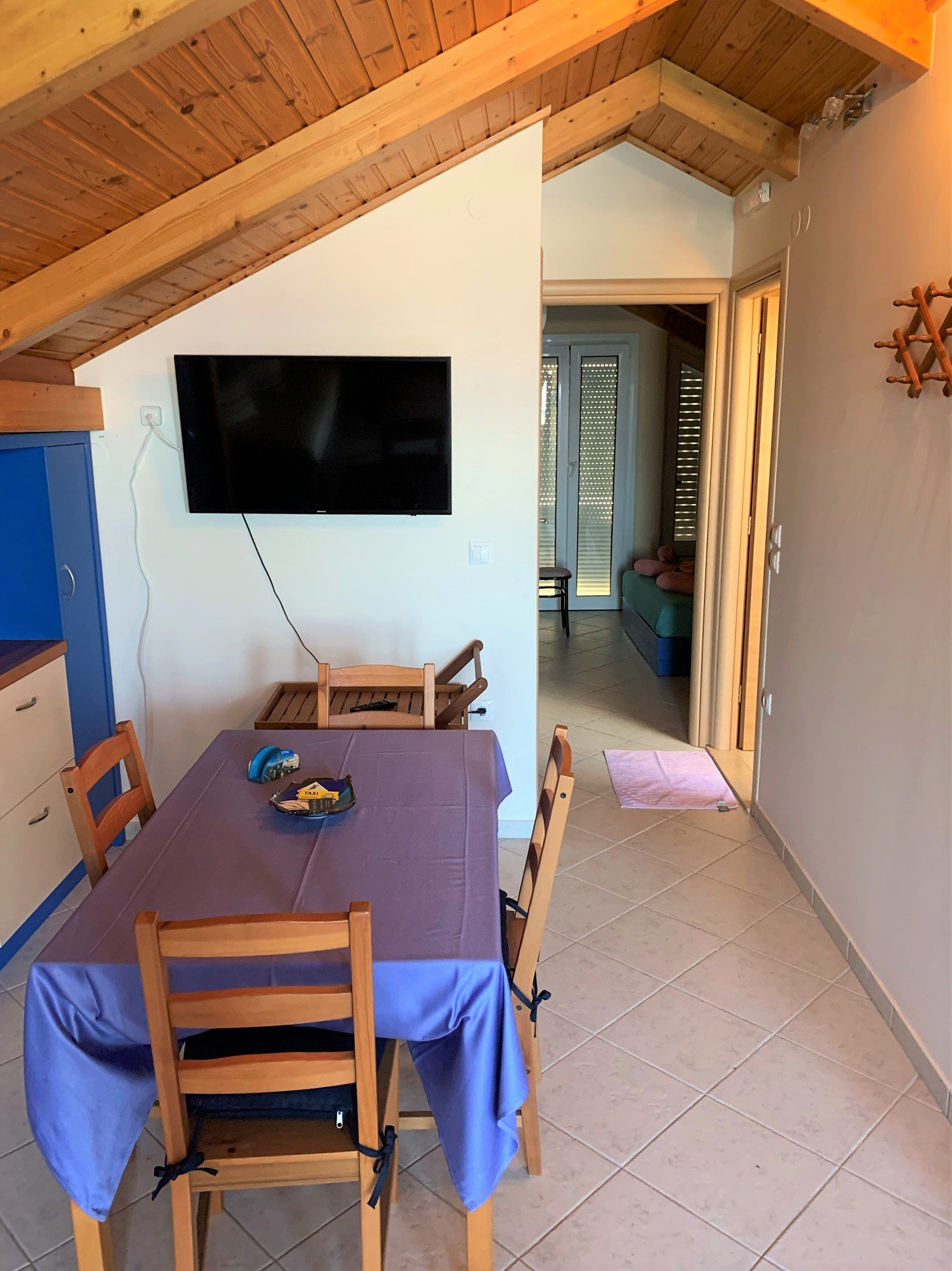 Interior of top apartment for rent in Ithaca Greece, Frikes