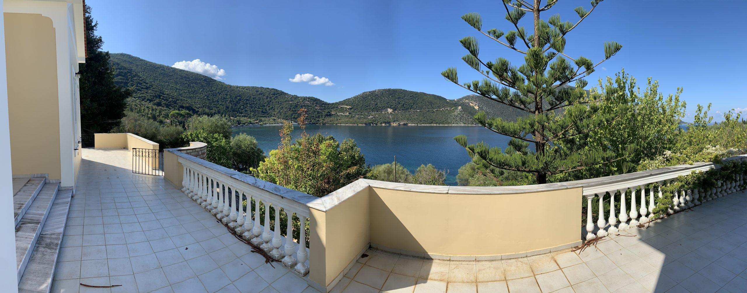 View of house for sale Ithaca Greece, Aetos