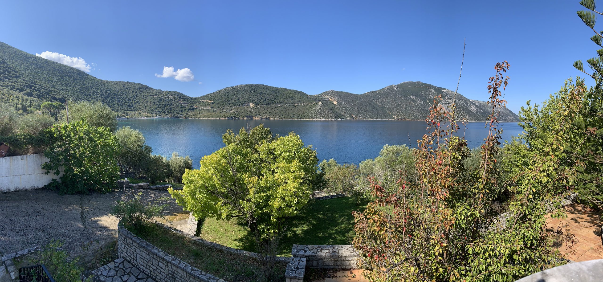 View of house for sale Ithaca Greece, Aetos