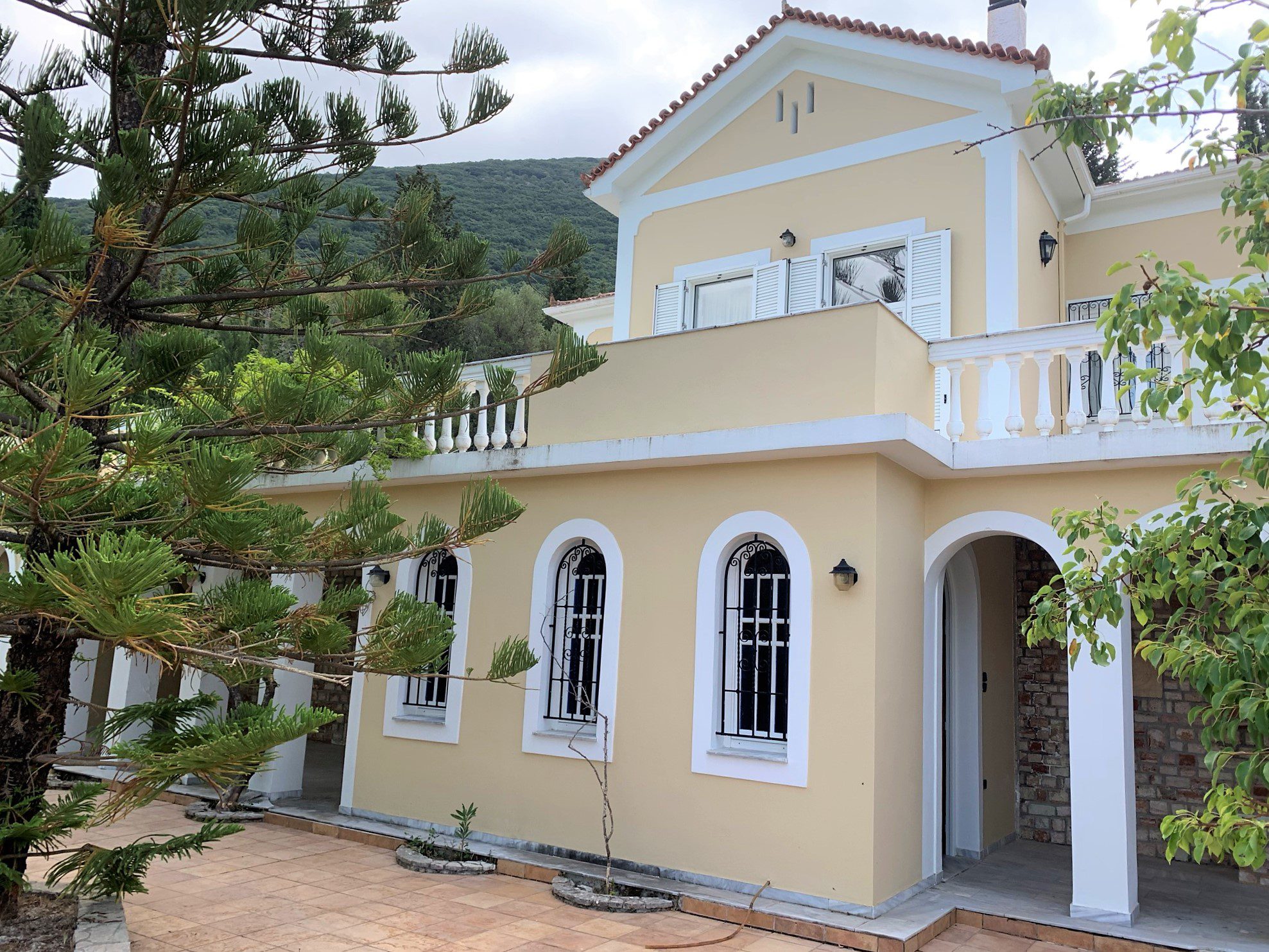 Exterior of house for sale Ithaca Greece, Aetos