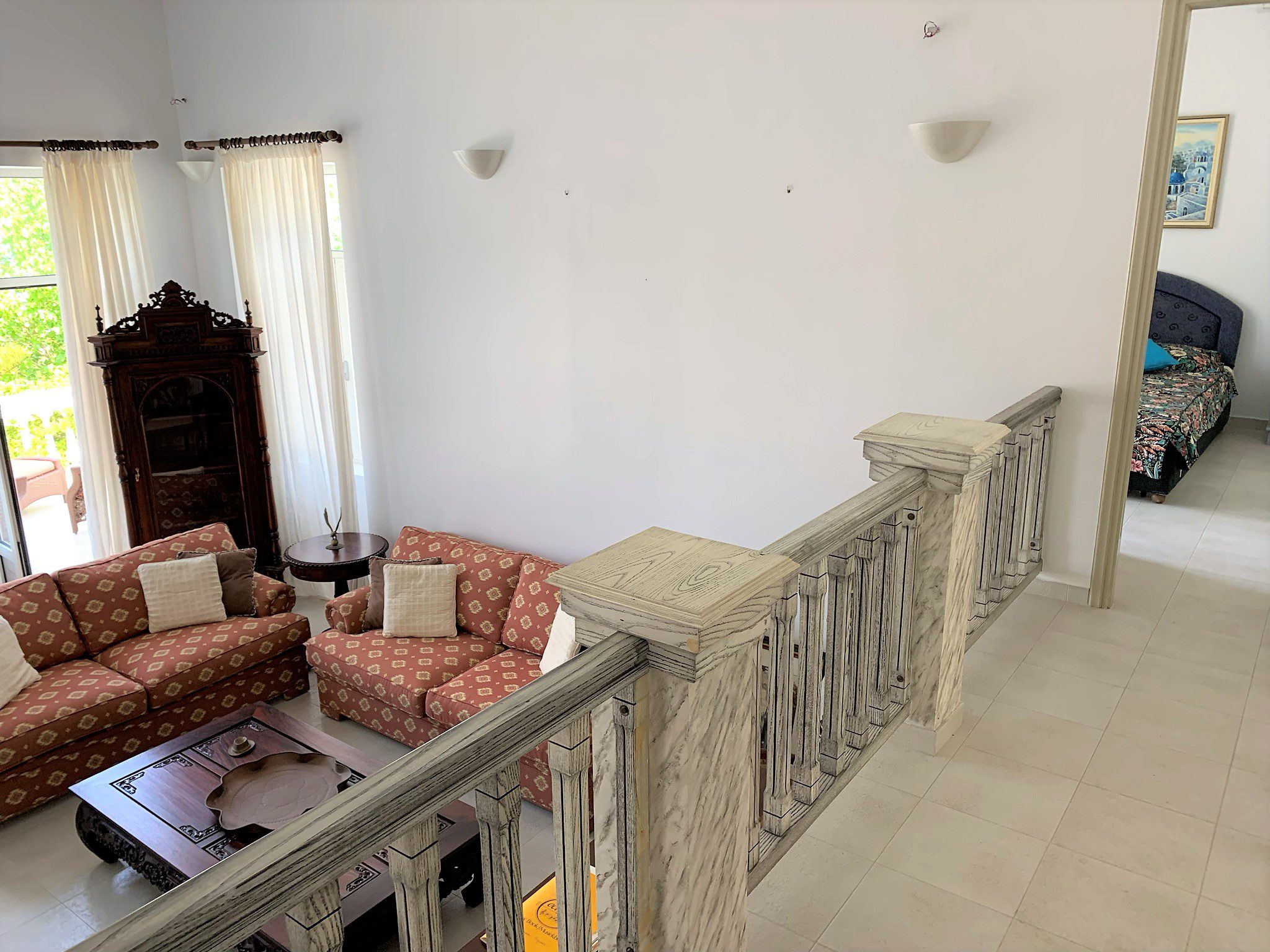 Living room of house for sale Ithaca Greece, Aetos