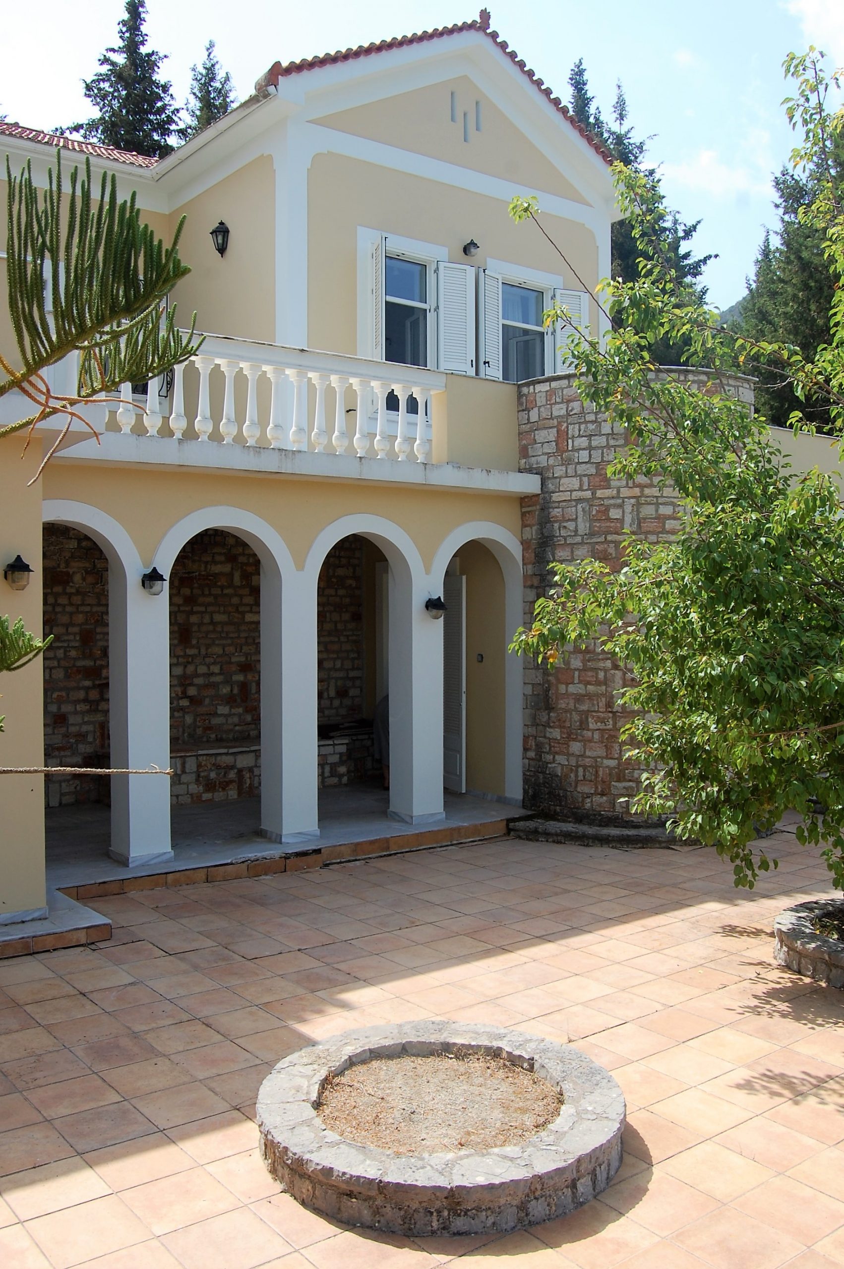 Exterior of house for sale Ithaca Greece, Aetos