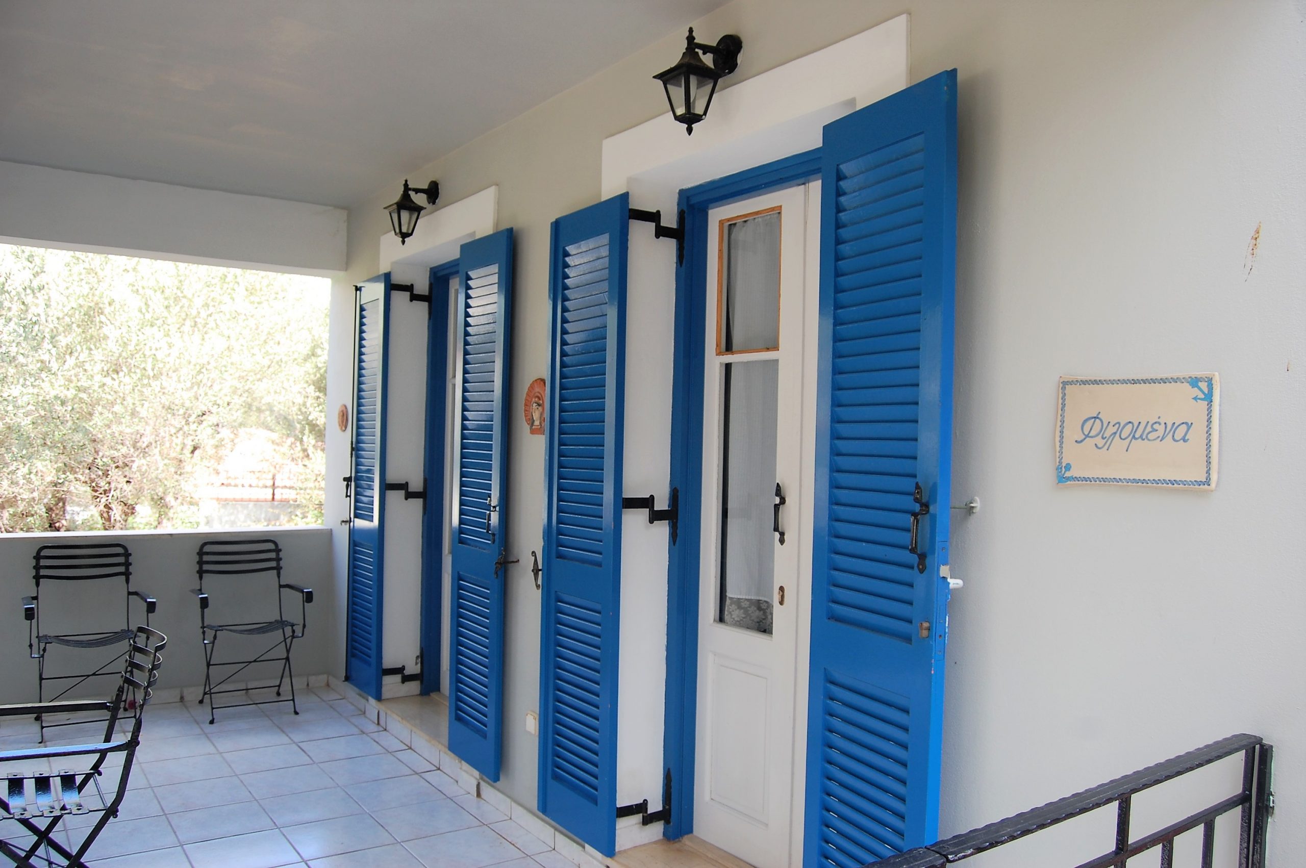 Balcony of house for sale Ithaca Greece, Vathi