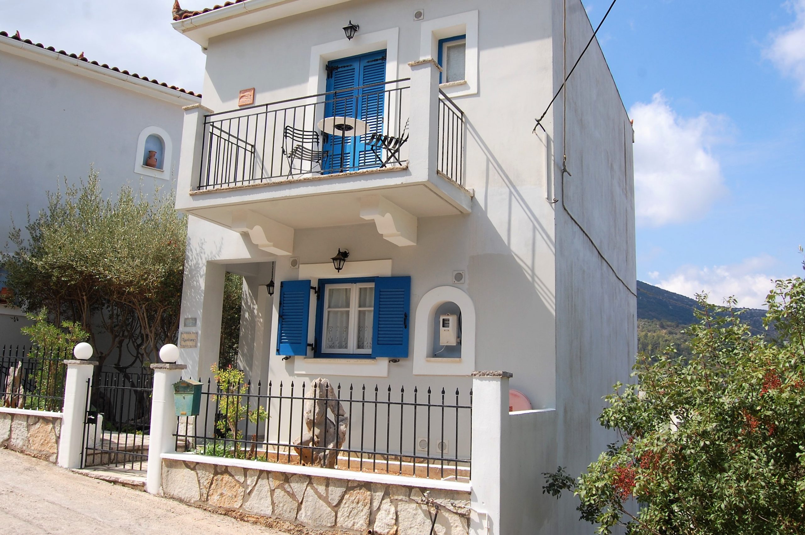 Exterior of house for sale Ithaca Greece, Vathi