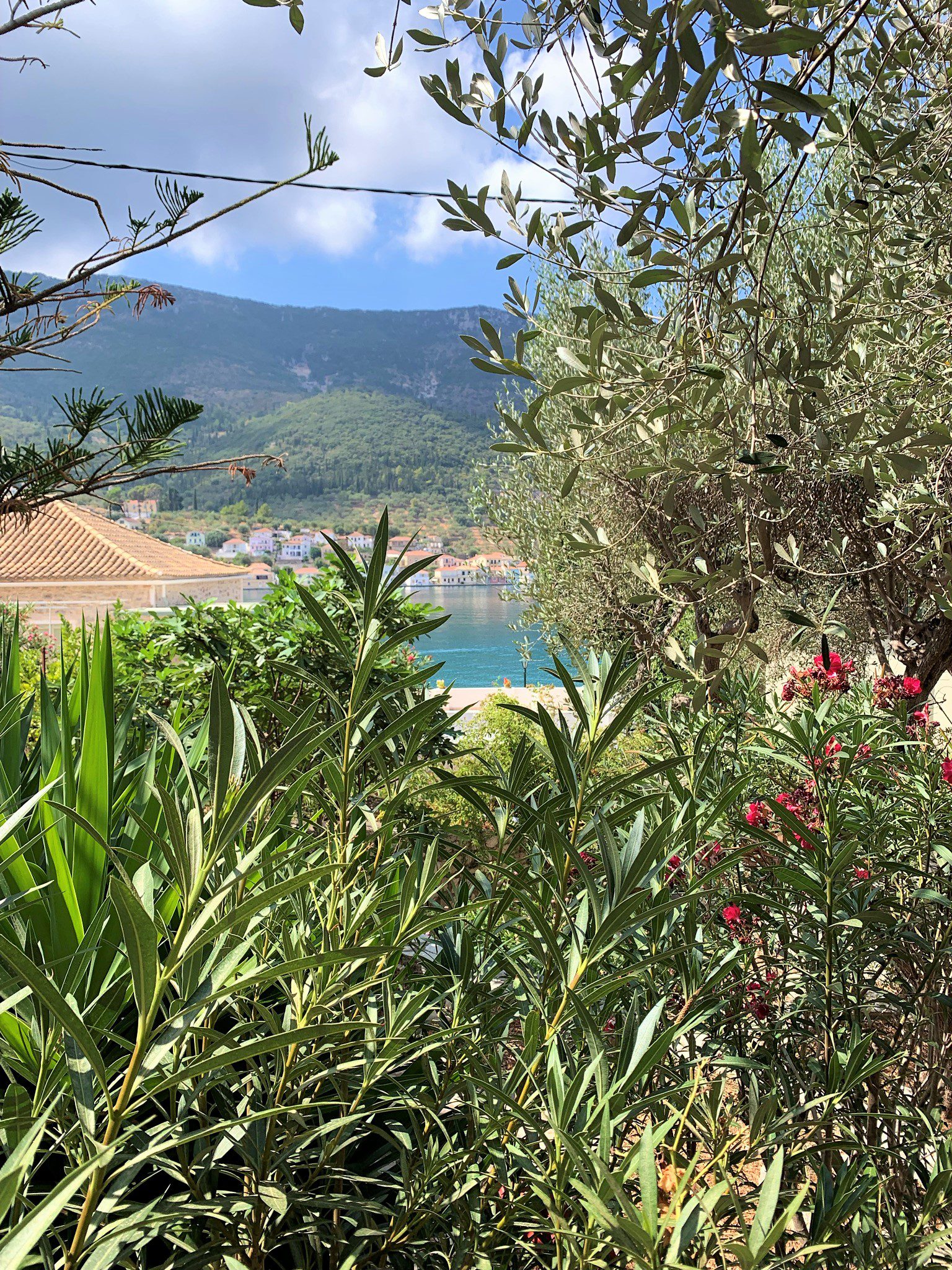 Views from house for sale Ithaca Greece, Vathi