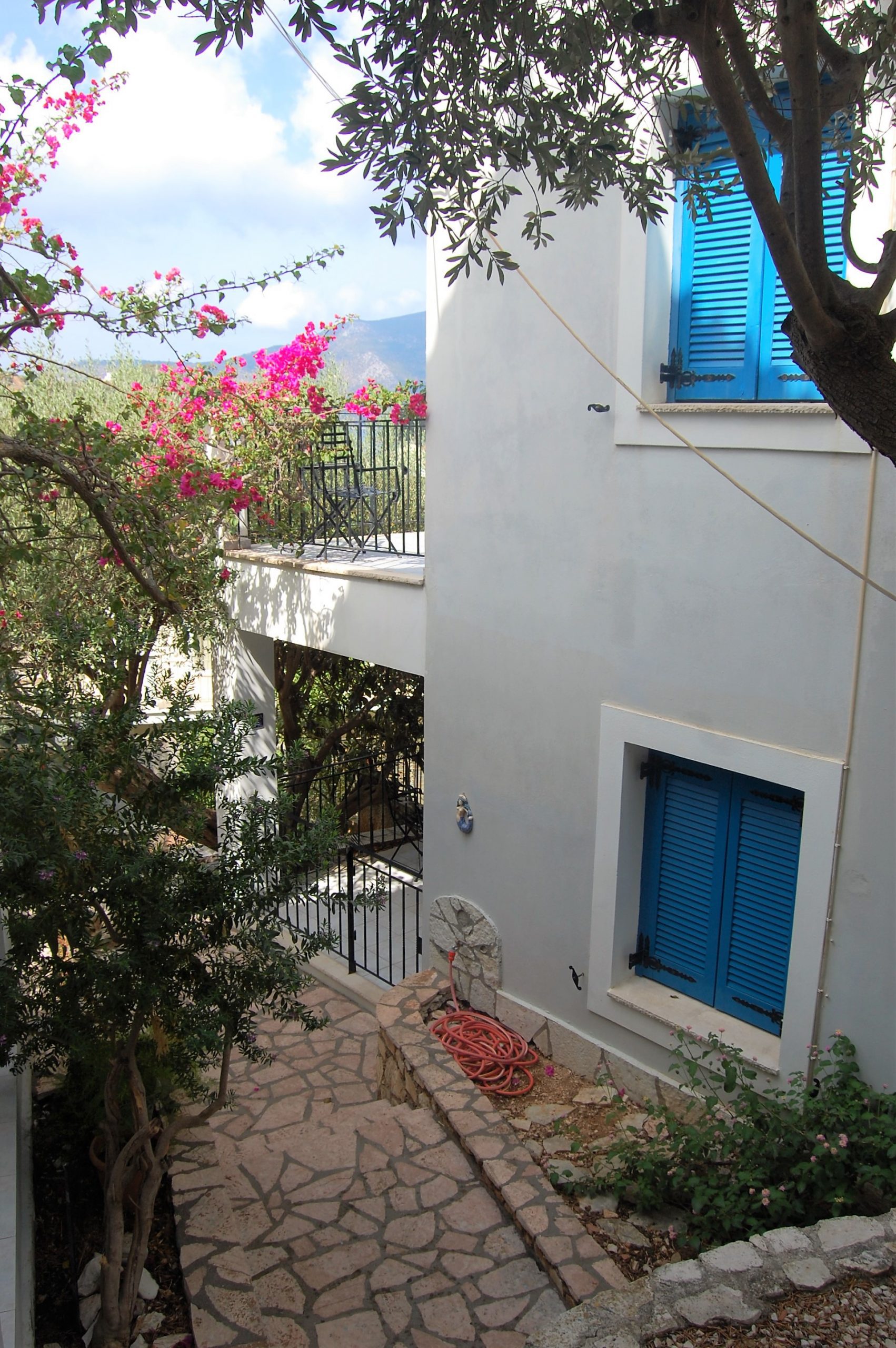 Exterior of house for sale Ithaca Greece, Vathi
