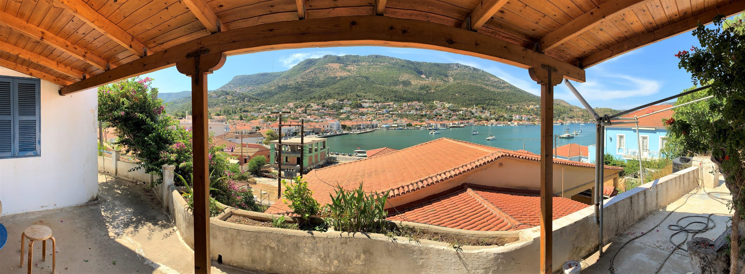 Views from house for sale Ithaca Greece, Vathi