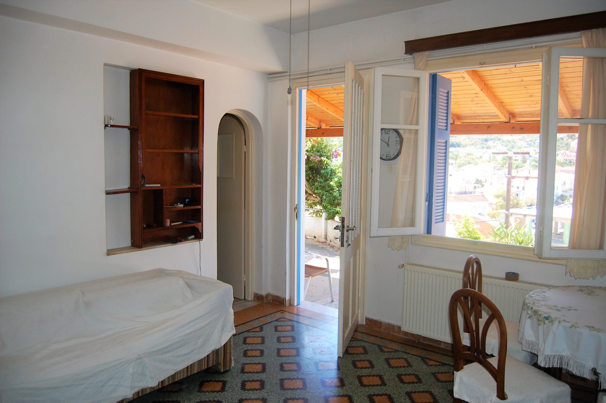 Living room area of house for sale Ithaca Greece, Vathi