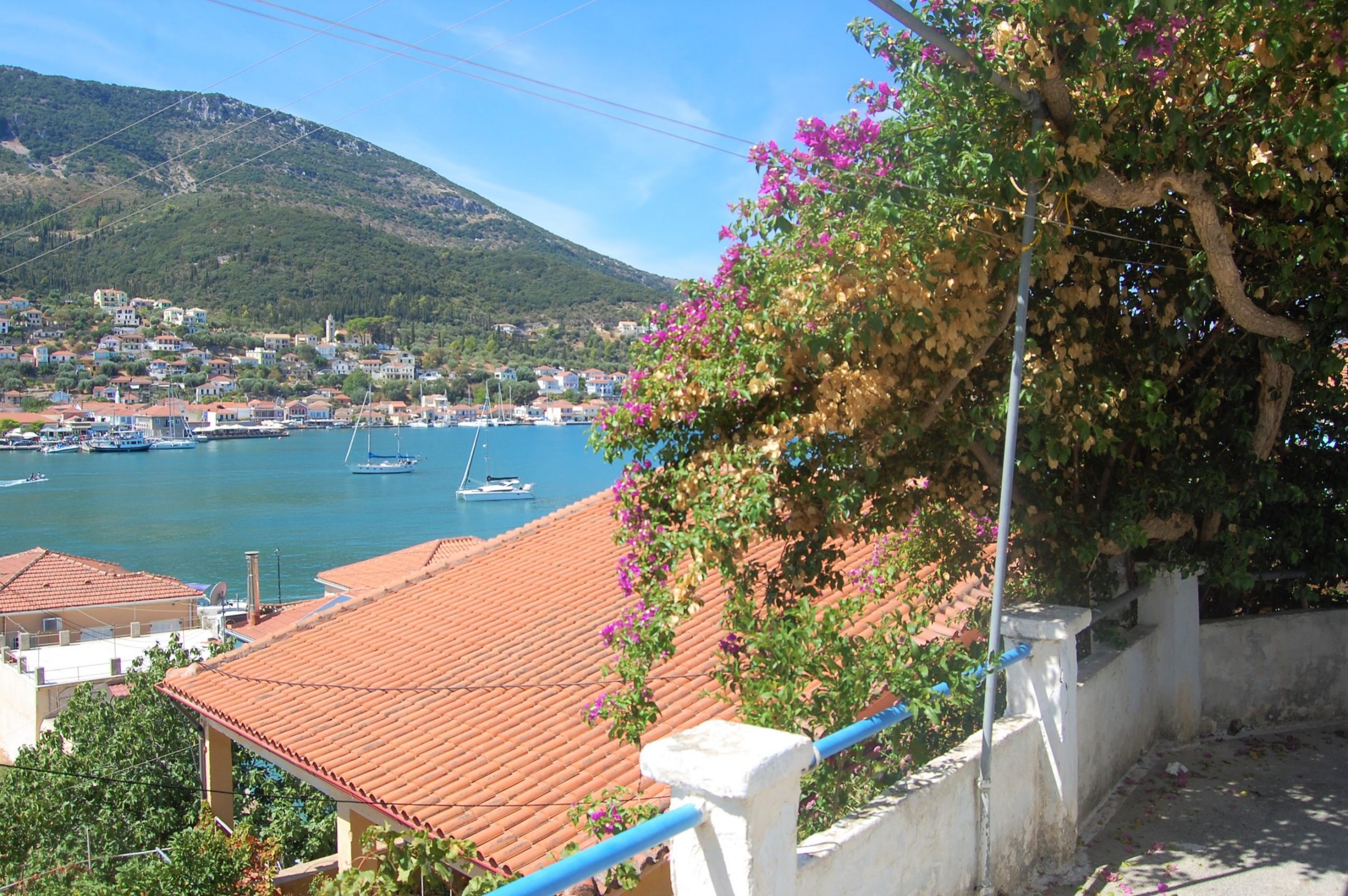 Views from house for sale Ithaca Greece, Vathi