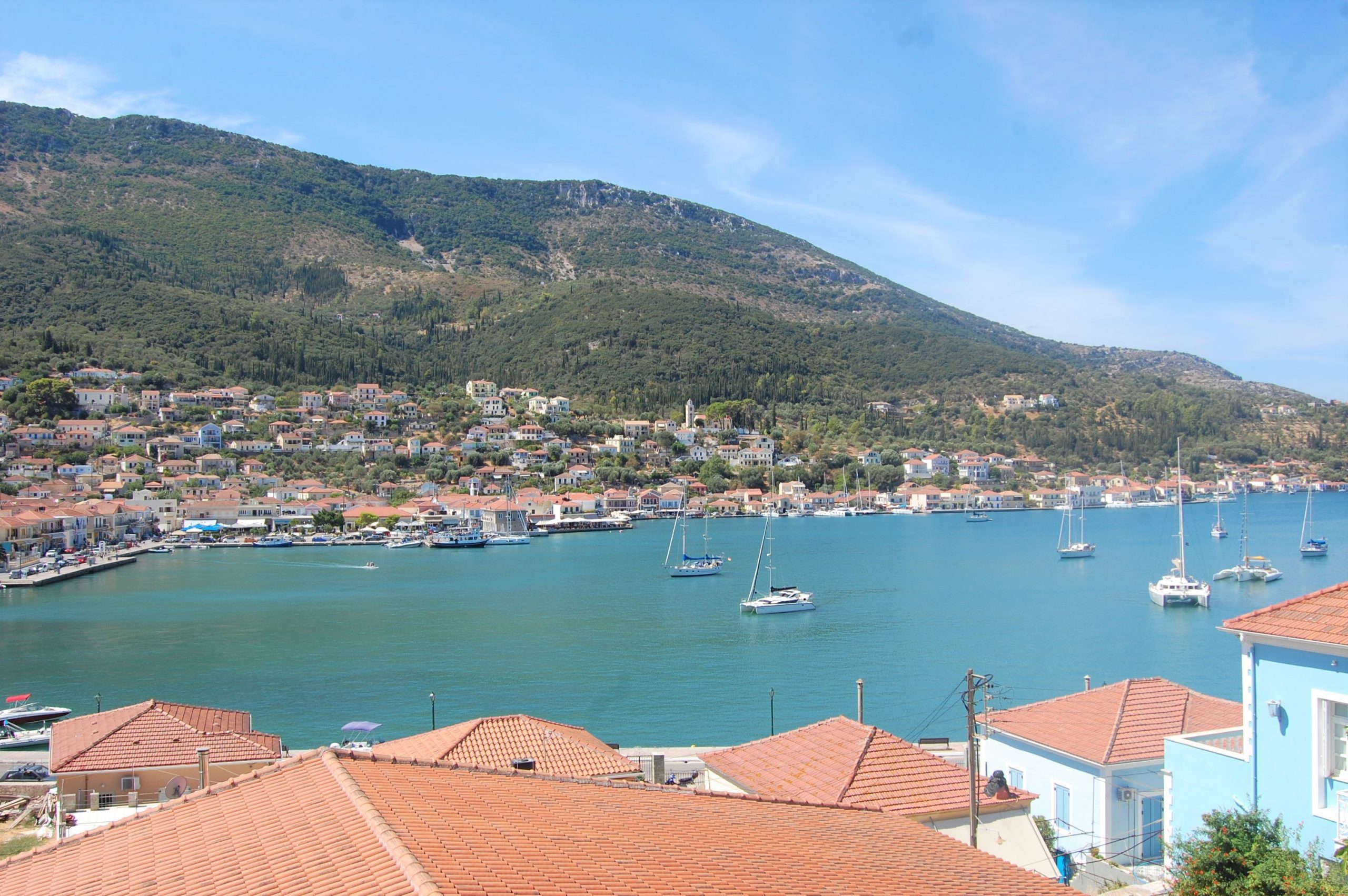 Views from house for sale Ithaca Greece, Vathi