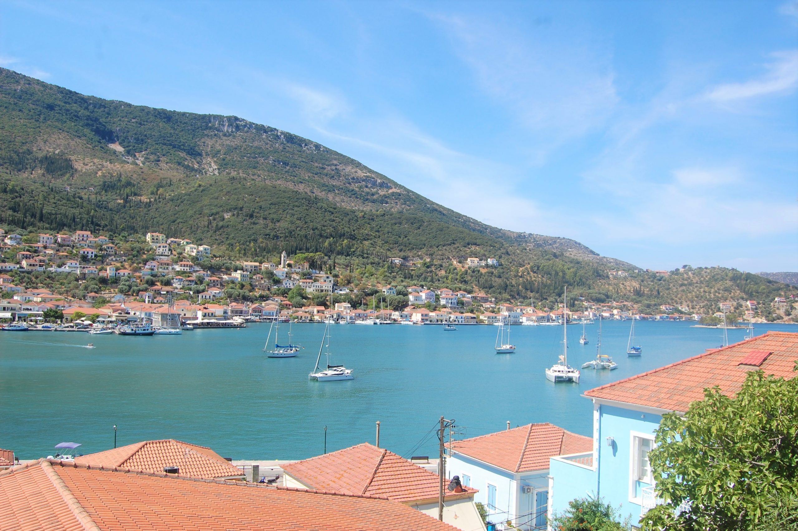 Views from house for sale Ithaca Greece, Vathi
