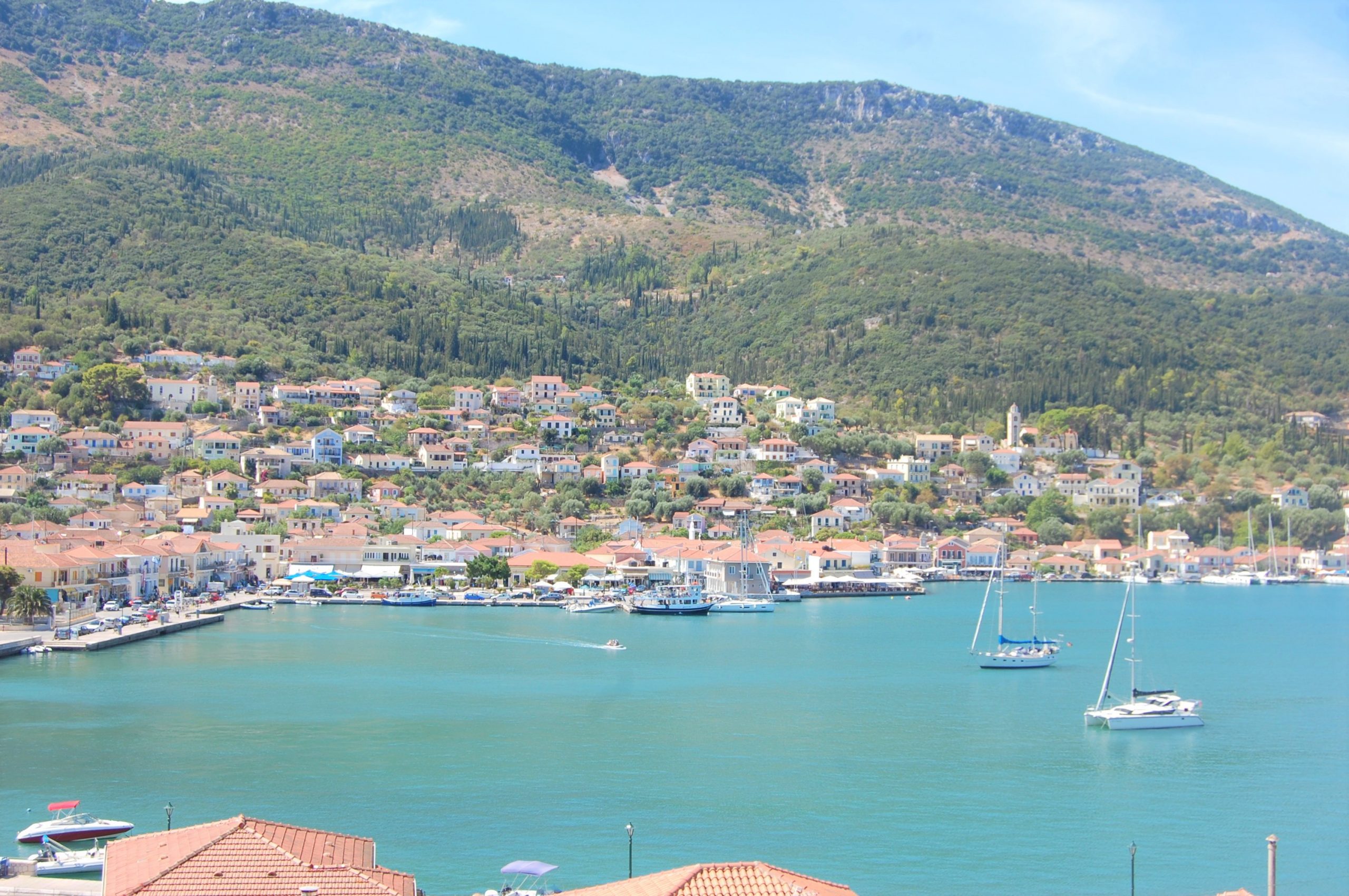 Views from house for sale Ithaca Greece, Vathi