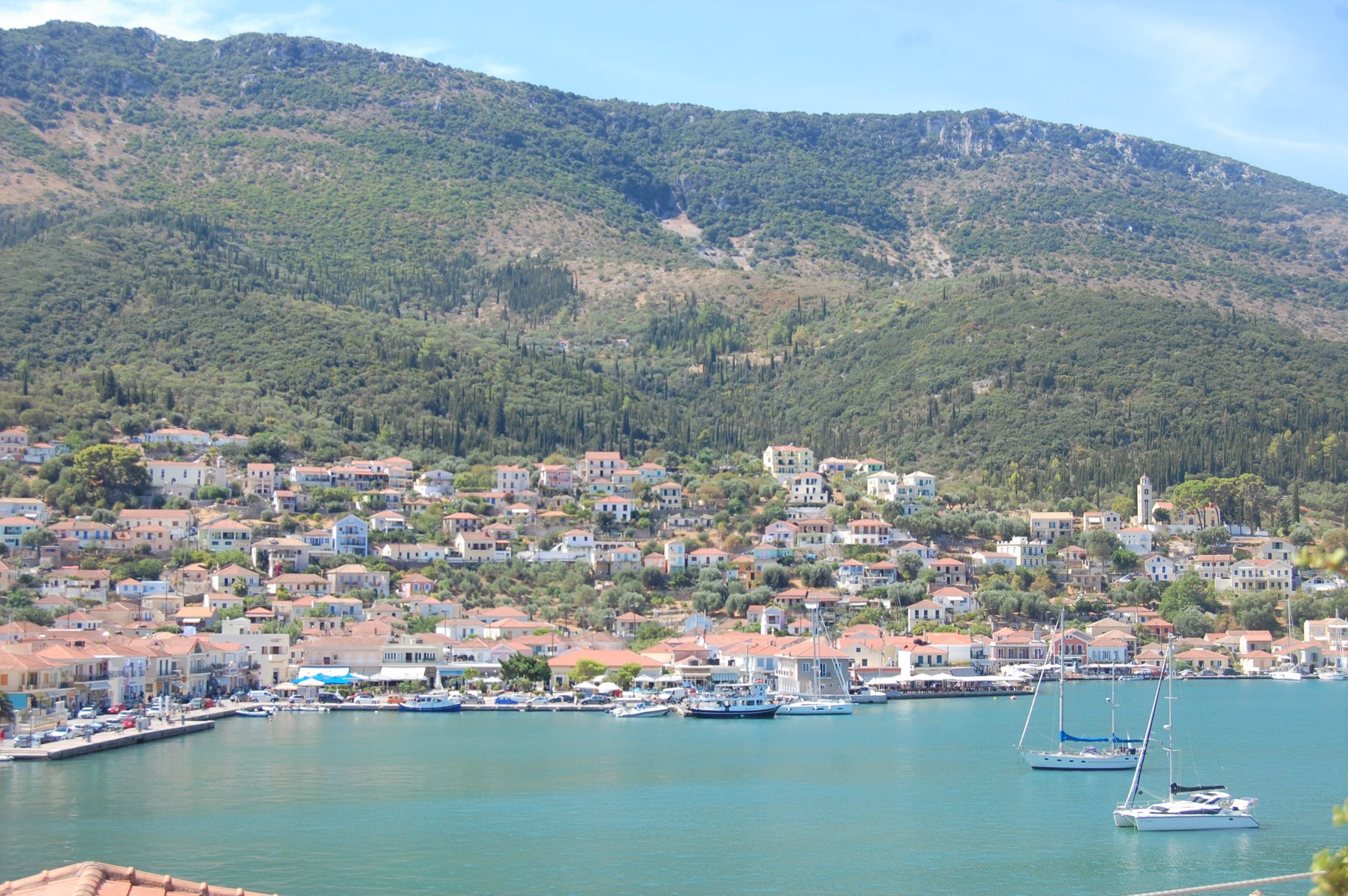 Views from house for sale Ithaca Greece, Vathi