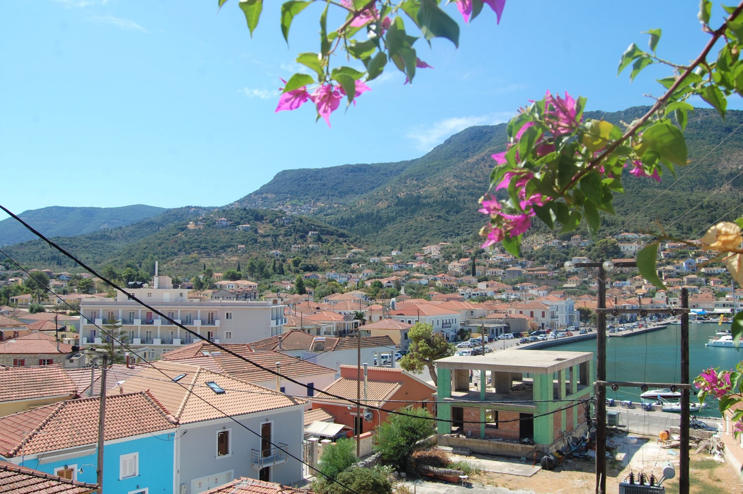 Views from house for sale Ithaca Greece, Vathi