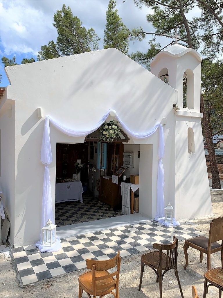 Church decoration, wedding Ithaca Greece