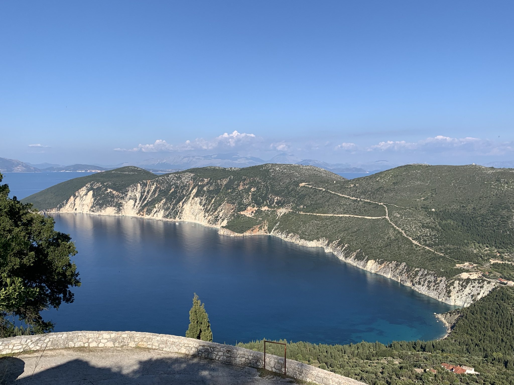 Sea view from house for sale Ithaca Greece, Exoghi