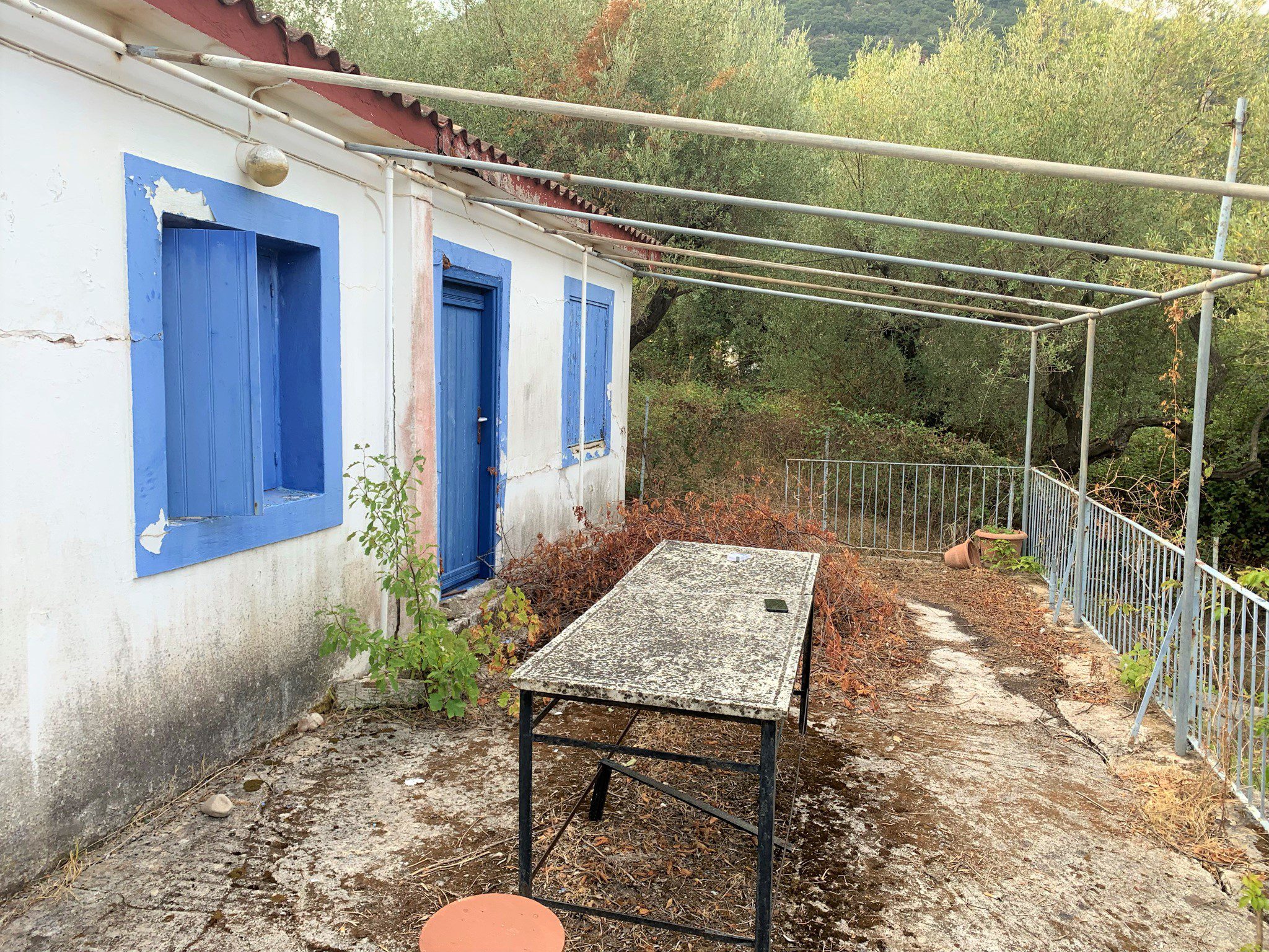 Outside spaces of house for sale Ithaca Greece, Aetos