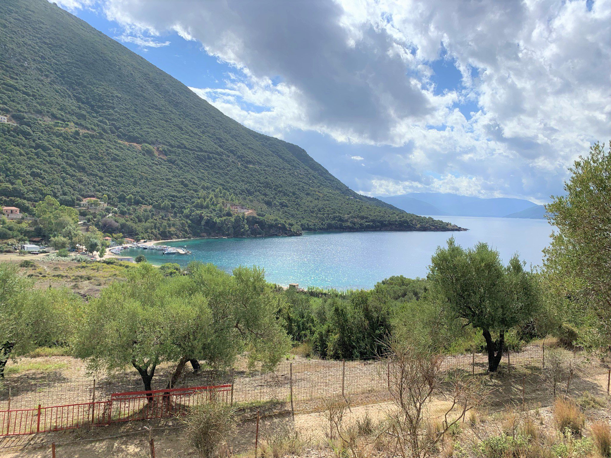 View from land for sale Ithaca Greece, Stavros