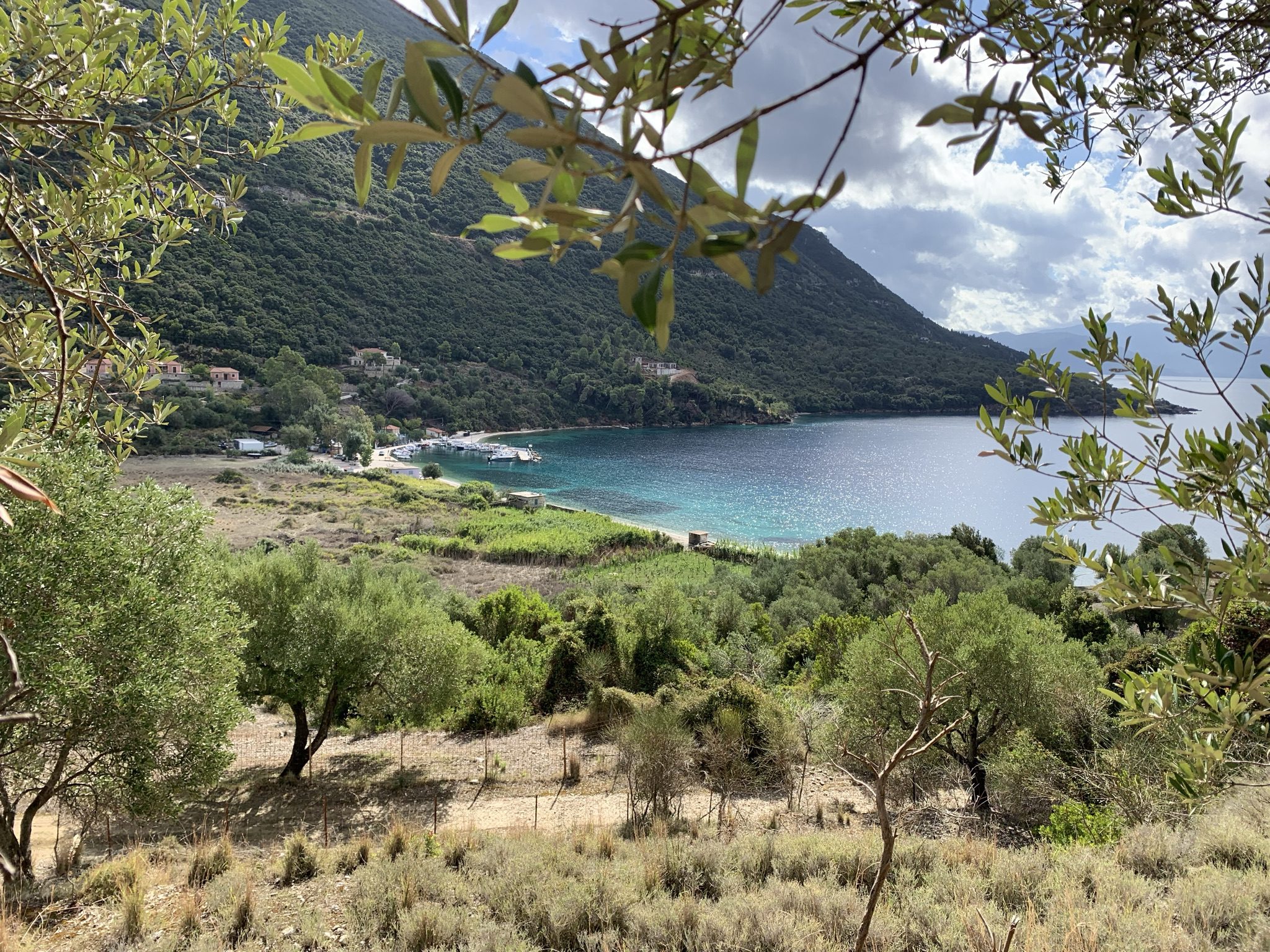 View from land for sale Ithaca Greece, Stavros