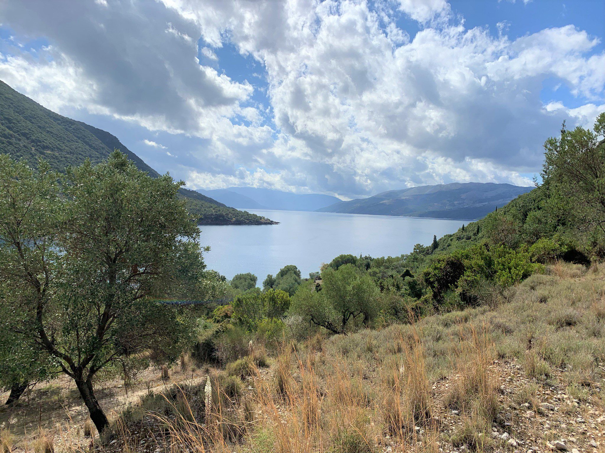 View from land for sale Ithaca Greece, Stavros