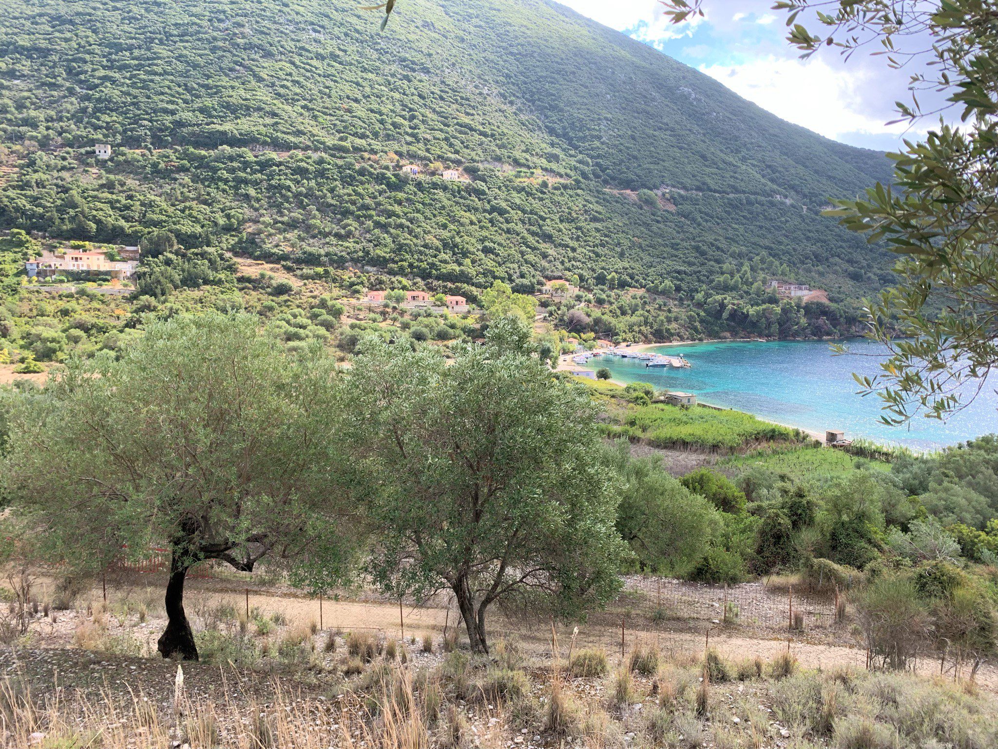 View from land for sale Ithaca Greece, Stavros