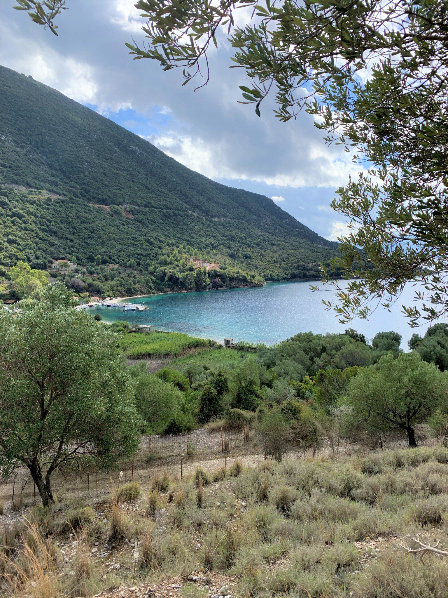 View from land for sale Ithaca Greece, Stavros