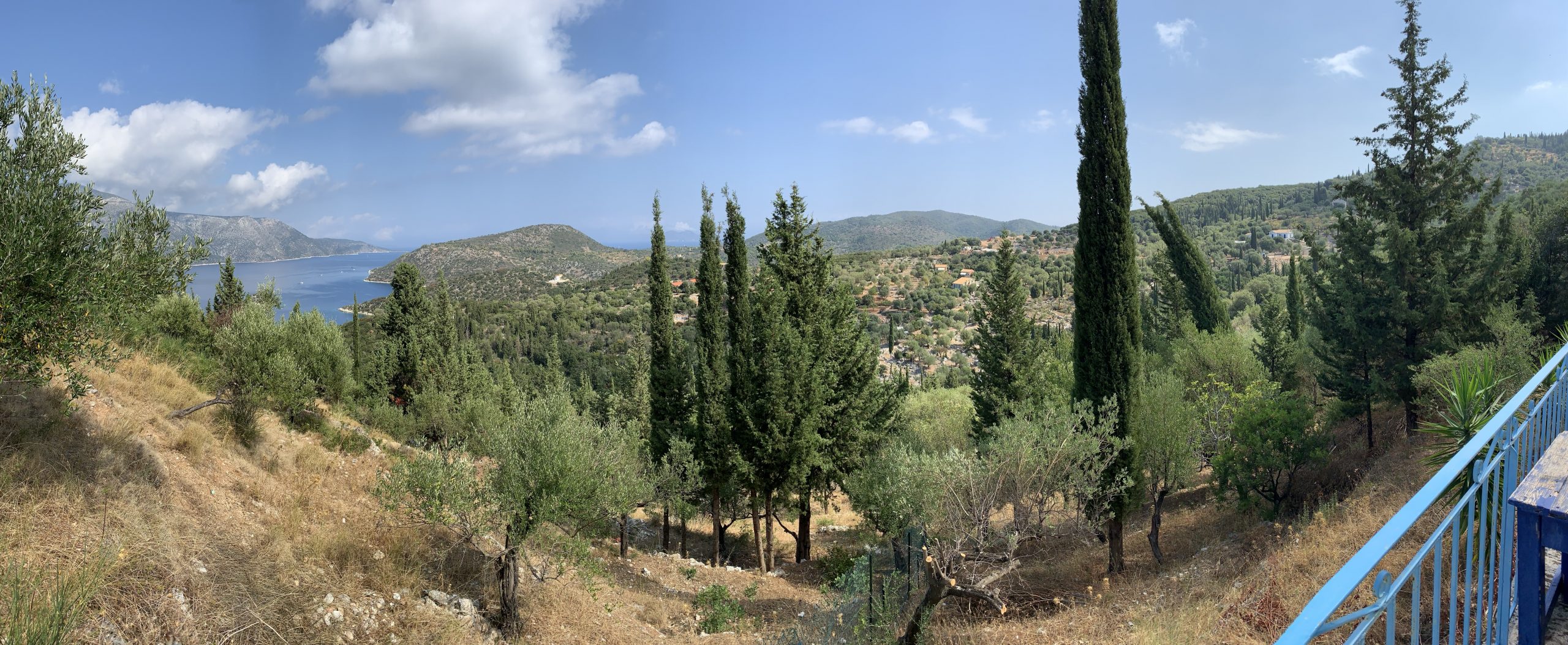 Surrounding land of house for sale on Ithaca Greece, Vathi