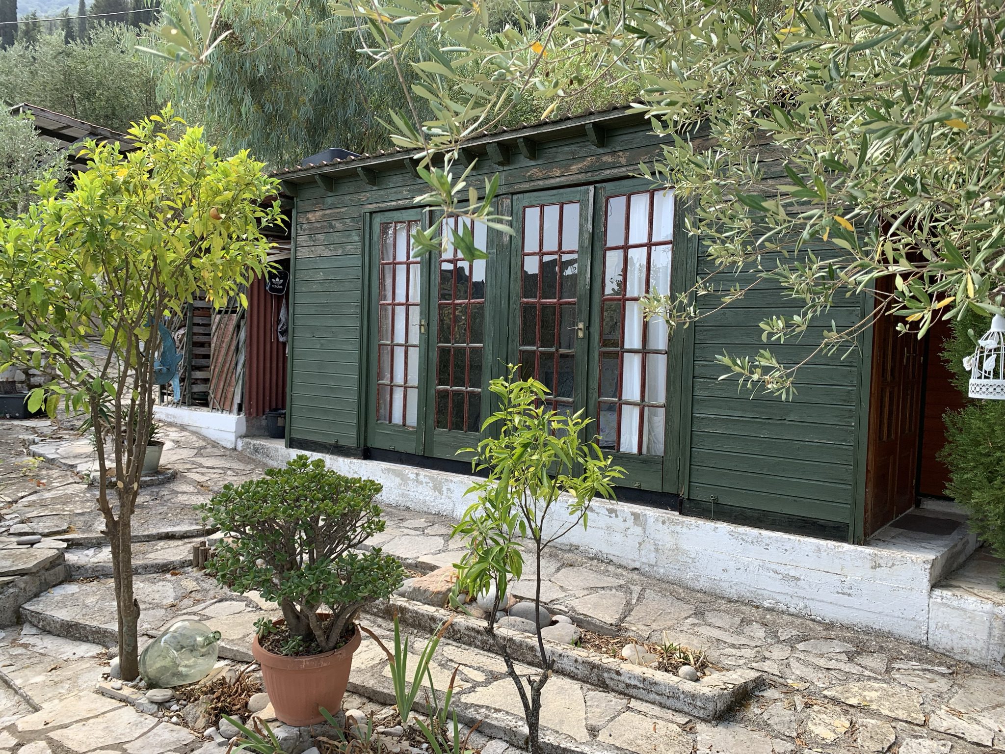 Exterior of house for sale on Ithaca Greece, Vathi