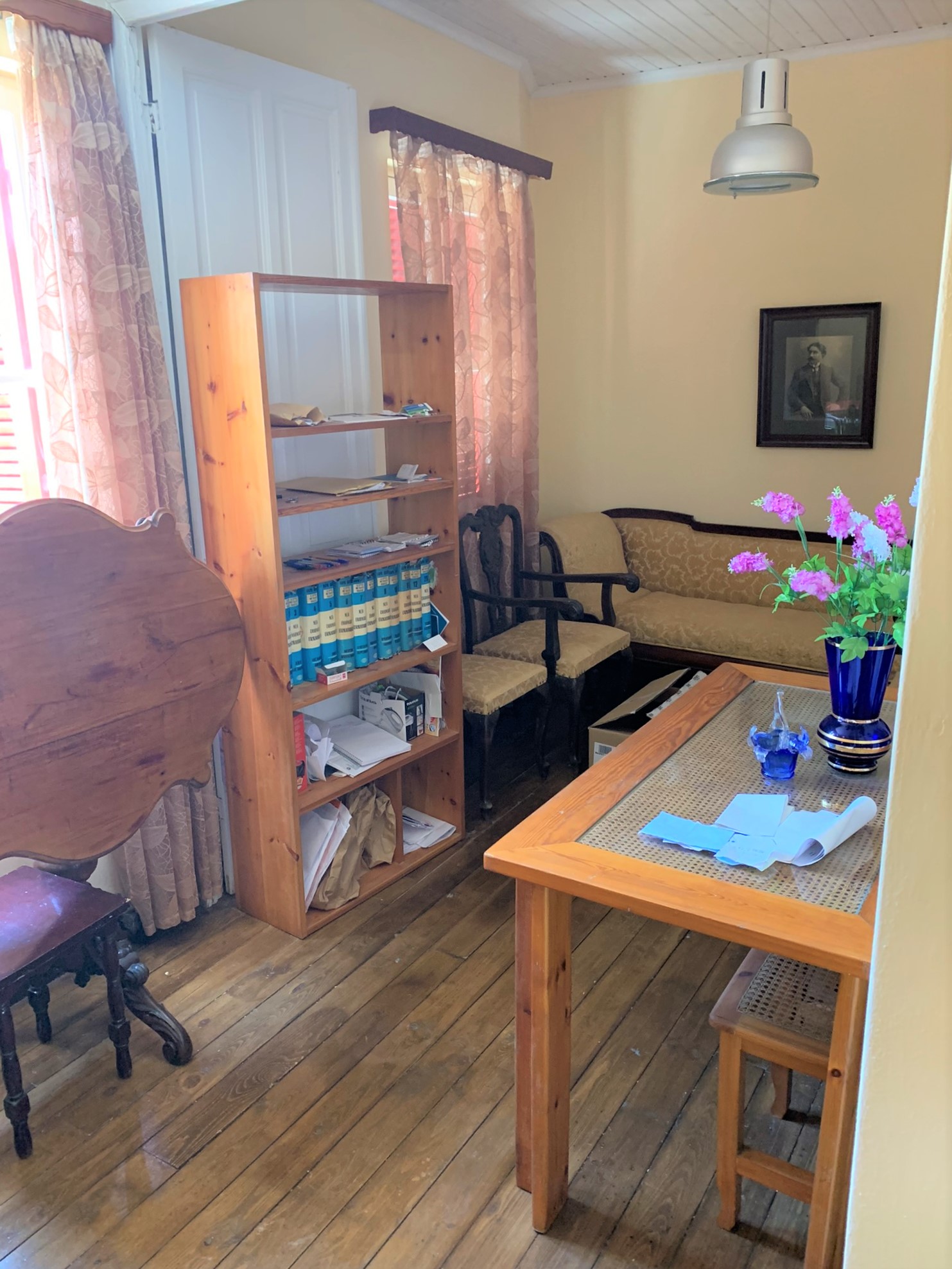 Living room of house for sale on Ithaca Greece, Vathi