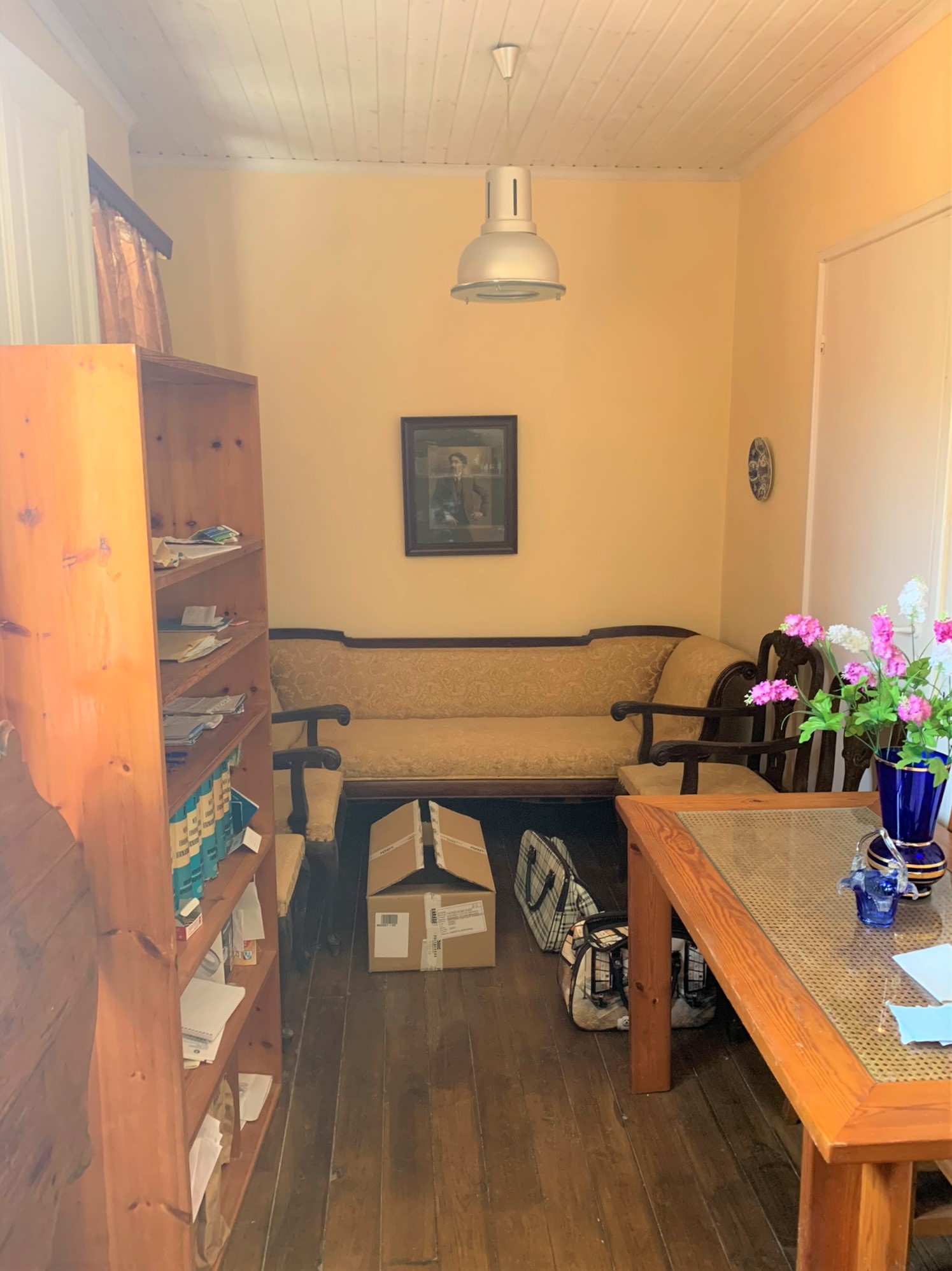Living room of house for sale on Ithaca Greece, Vathi