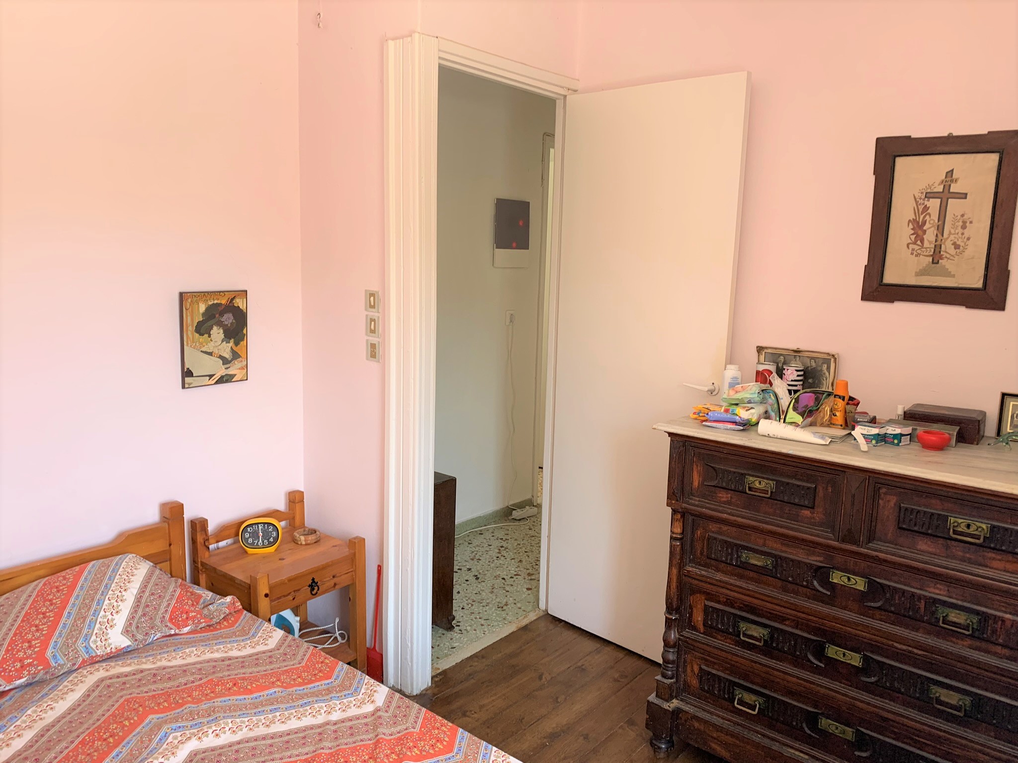 Living room of house for sale on Ithaca Greece, Vathi