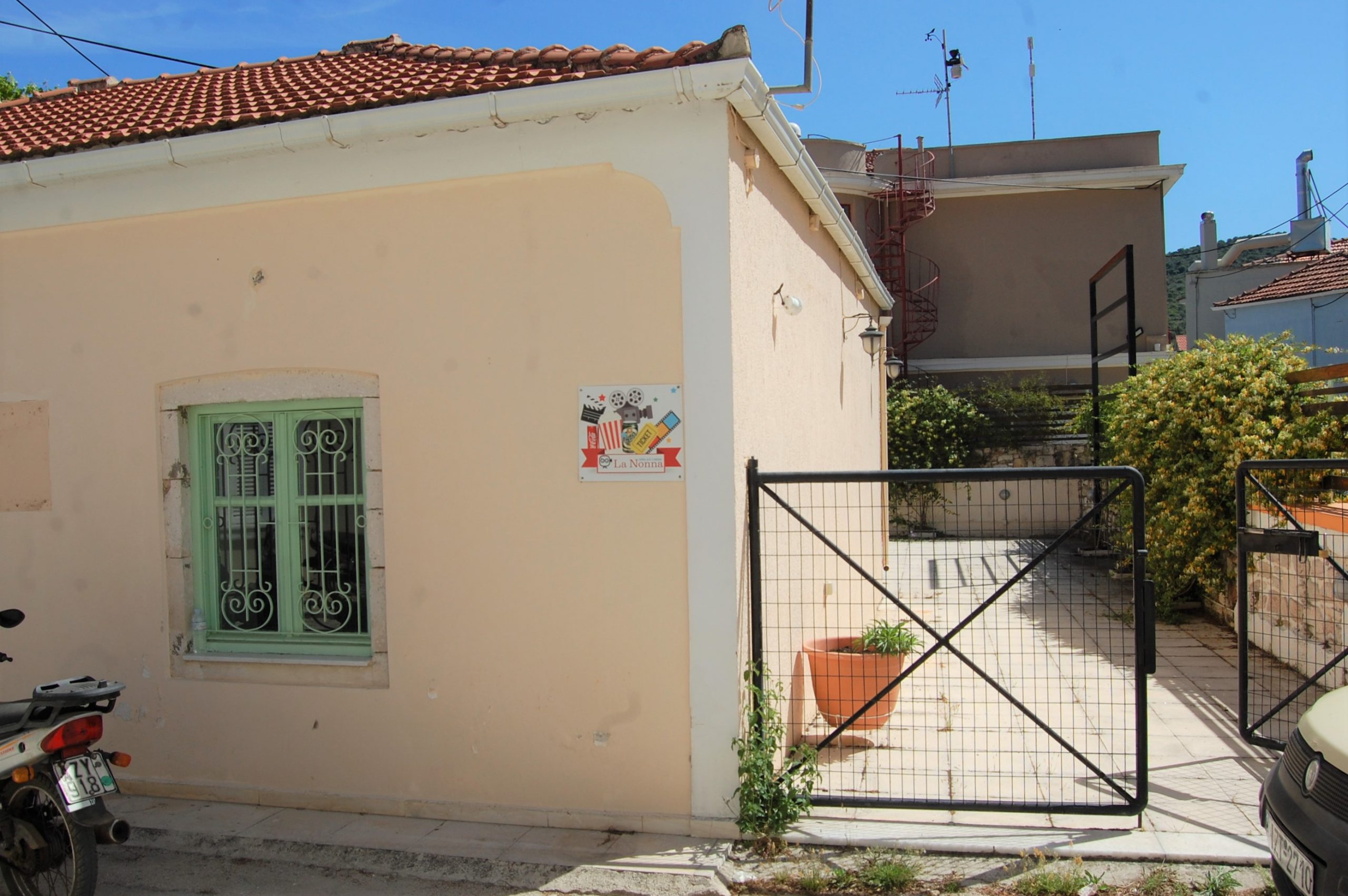 Exterior of house for sale on Ithaca Greece, Vathi