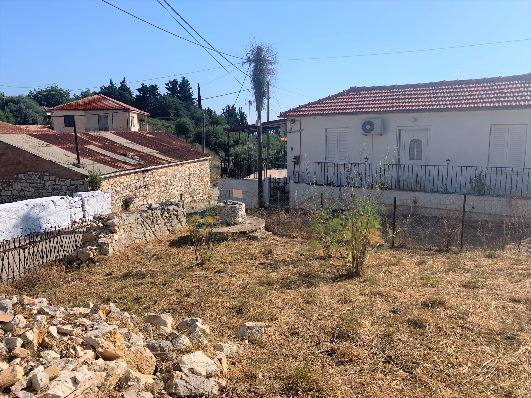Land with ruin for sale on Ithaca Greece, Perachori