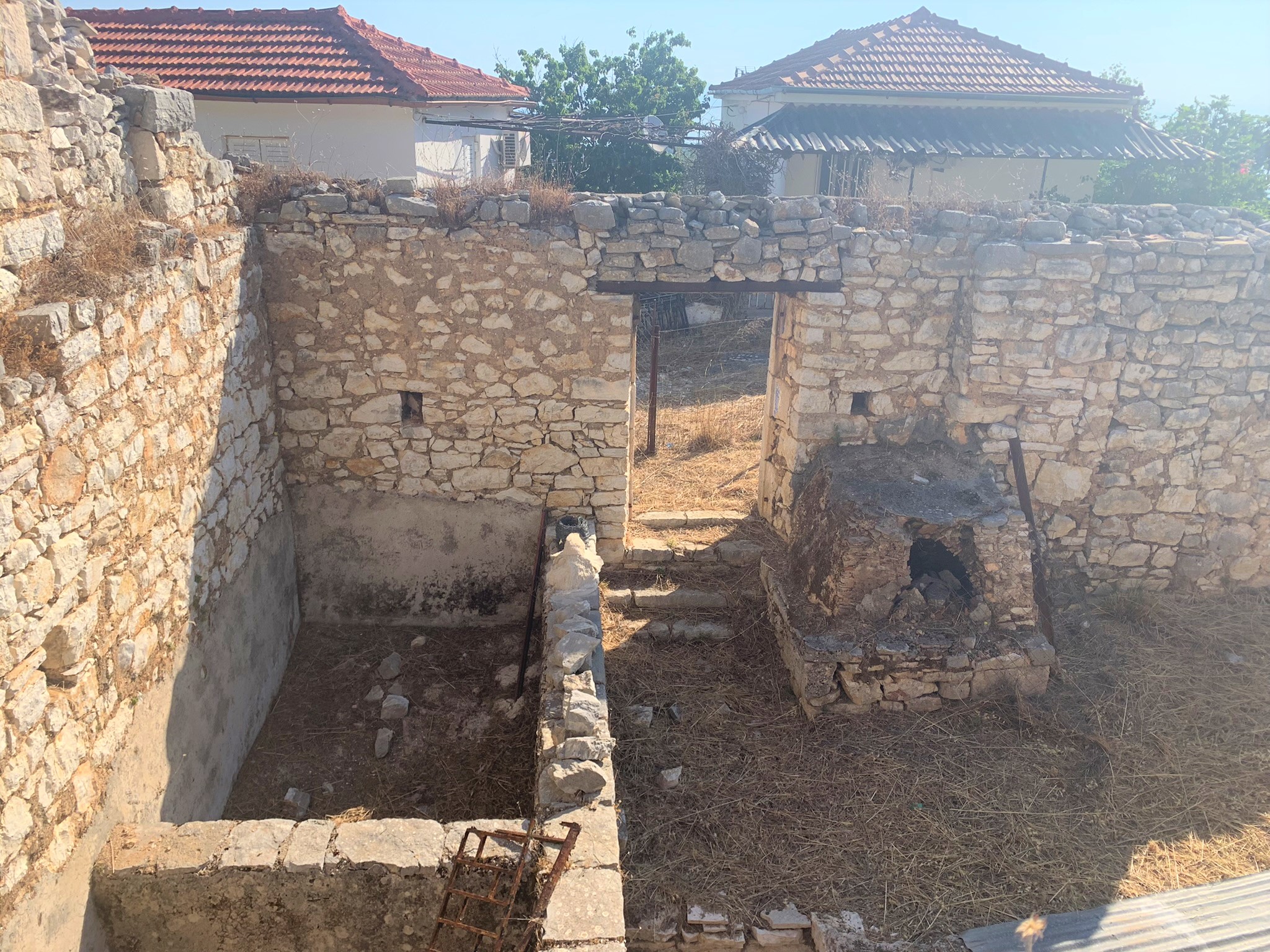 Land with ruin for sale on Ithaca Greece, Perachori