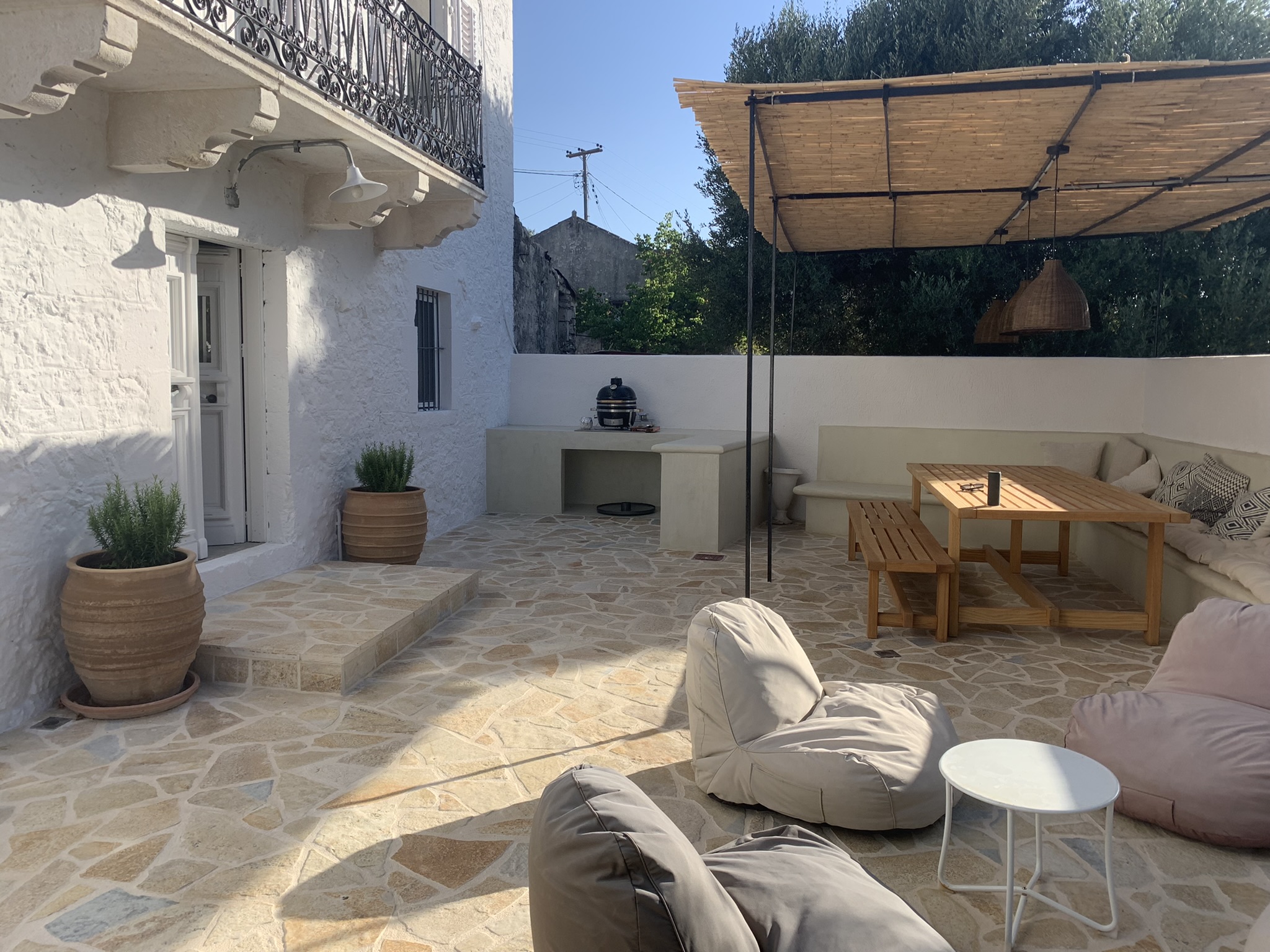 Rennovation Projcet outdoor area on Ithaca Greece, Stavros
