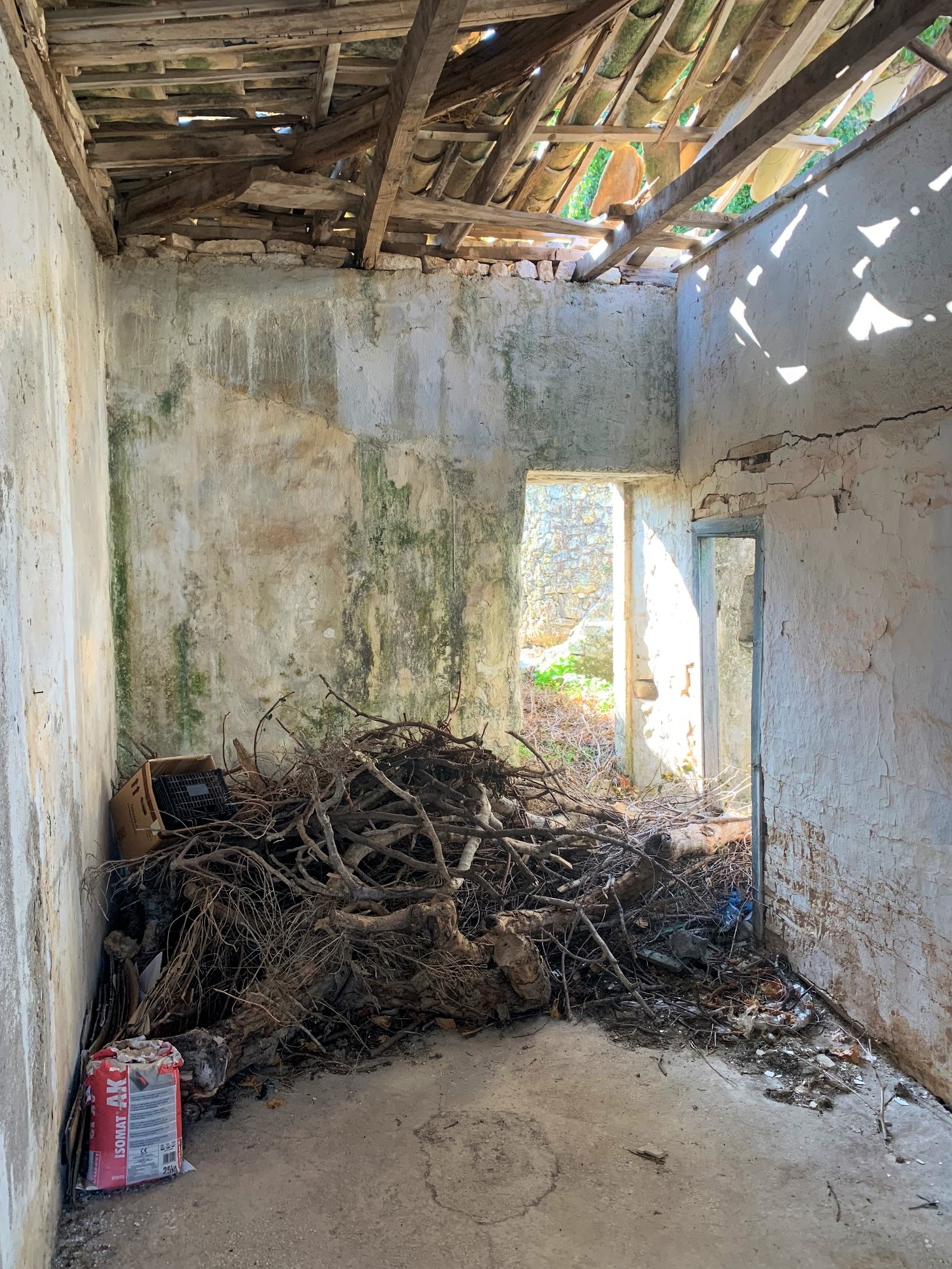 Interior of house for sale on Ithaca Greece, Kioni