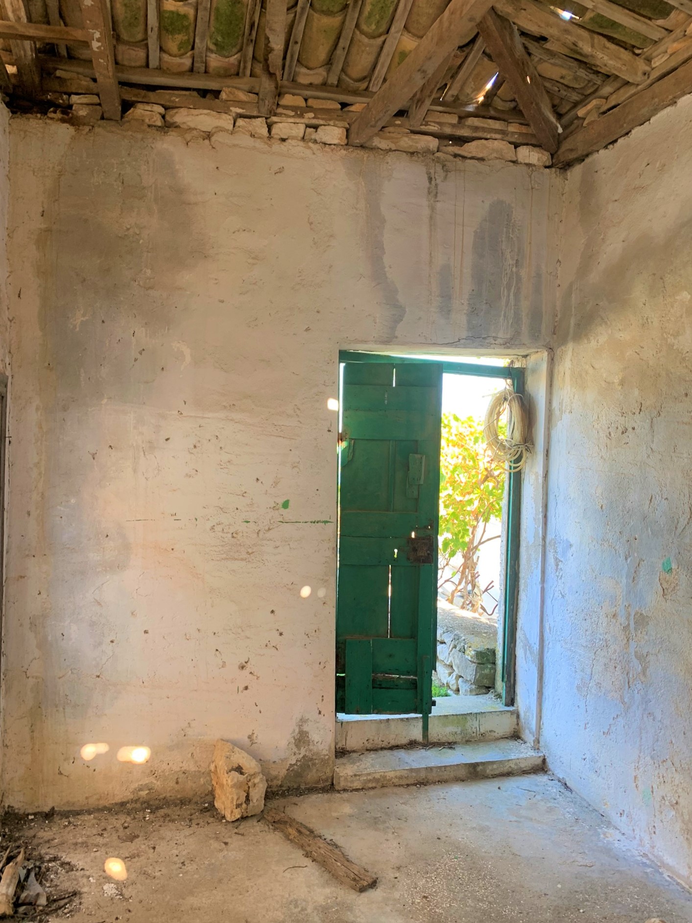Interior of house for sale on Ithaca Greece, Kioni