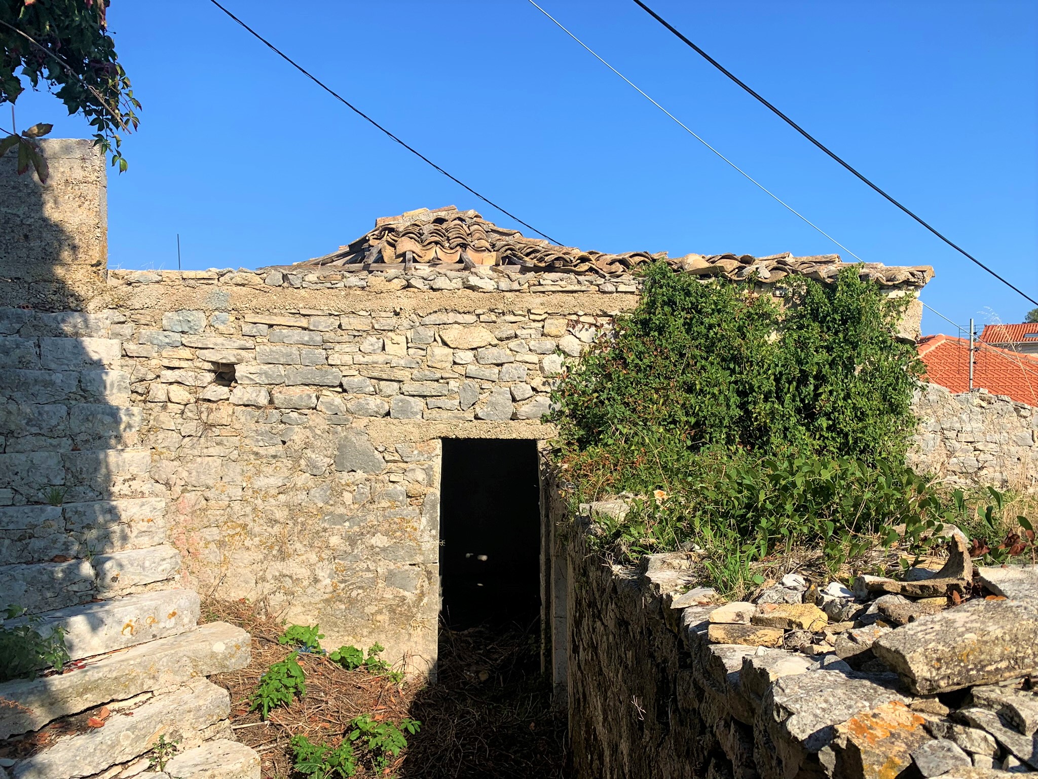 Interior of house for sale on Ithaca Greece, Kioni