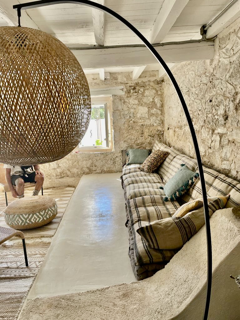 Outdoor of villa for rent on Ithaca Greece, Lahos