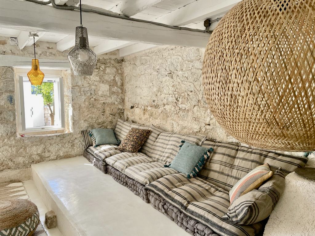 Outdoor of villa for rent on Ithaca Greece, Lahos