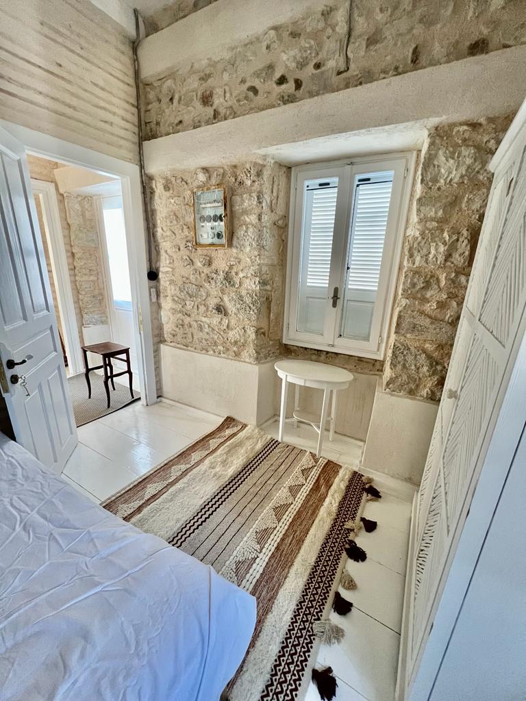 Bedroom of villa for rent on Ithaca Greece, Lahos