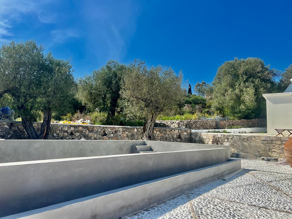 Outside area of villa for rent on Ithaca Greece, Lahos