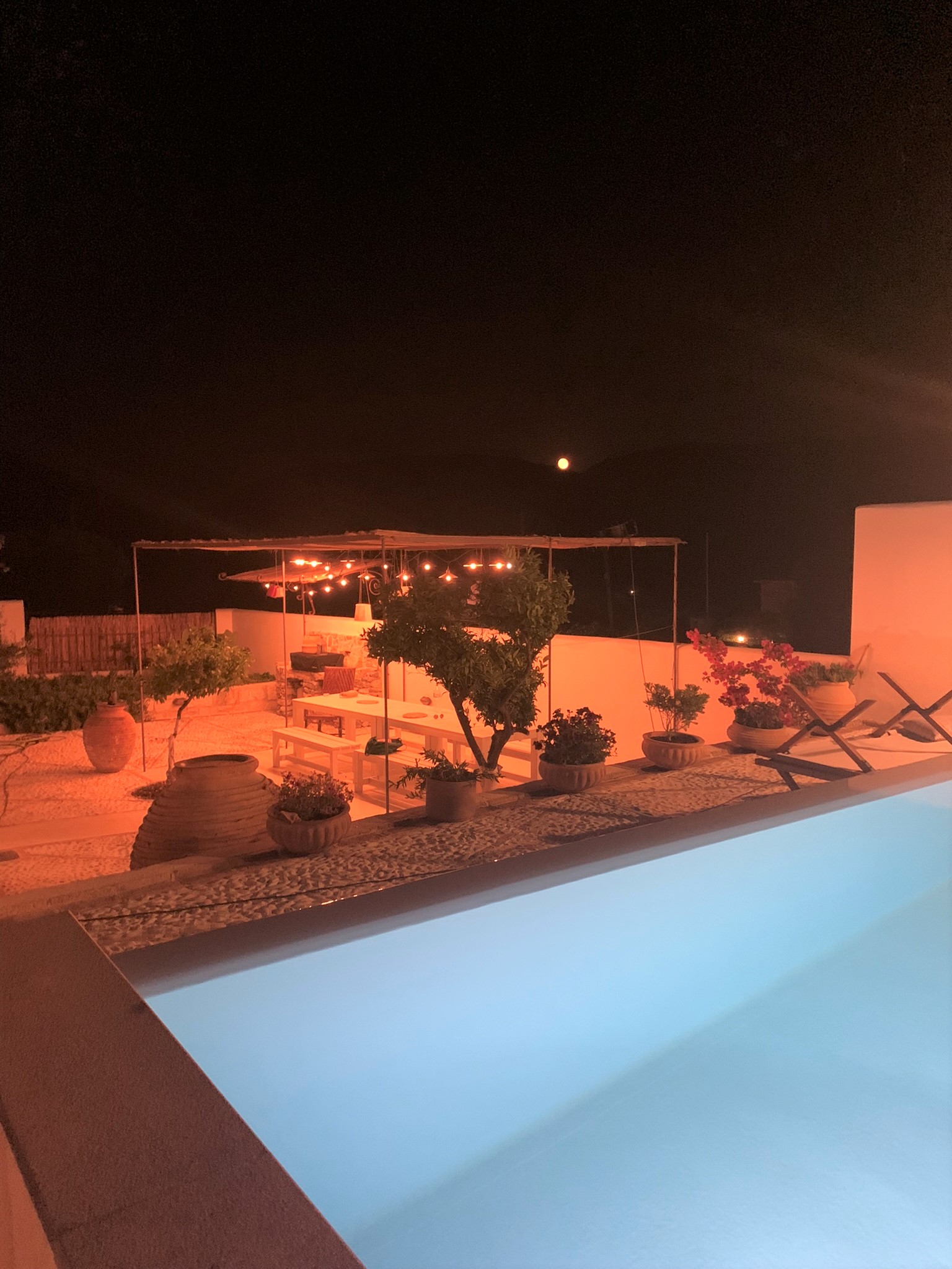 Outdoor areas of villa for rent on Ithaca Greece, Lahos