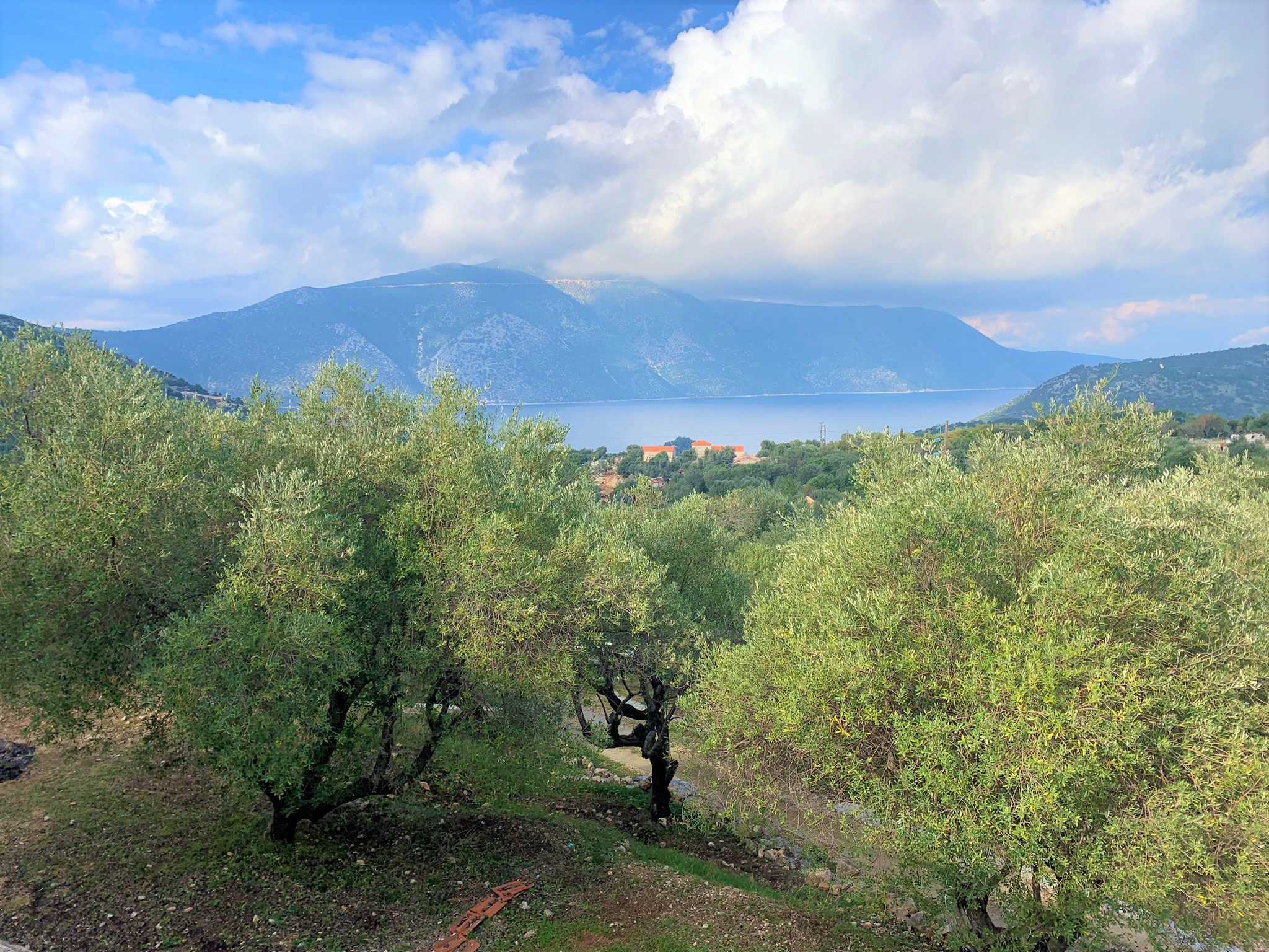 Views from house for sale on Ithaca Greece, Vathi
