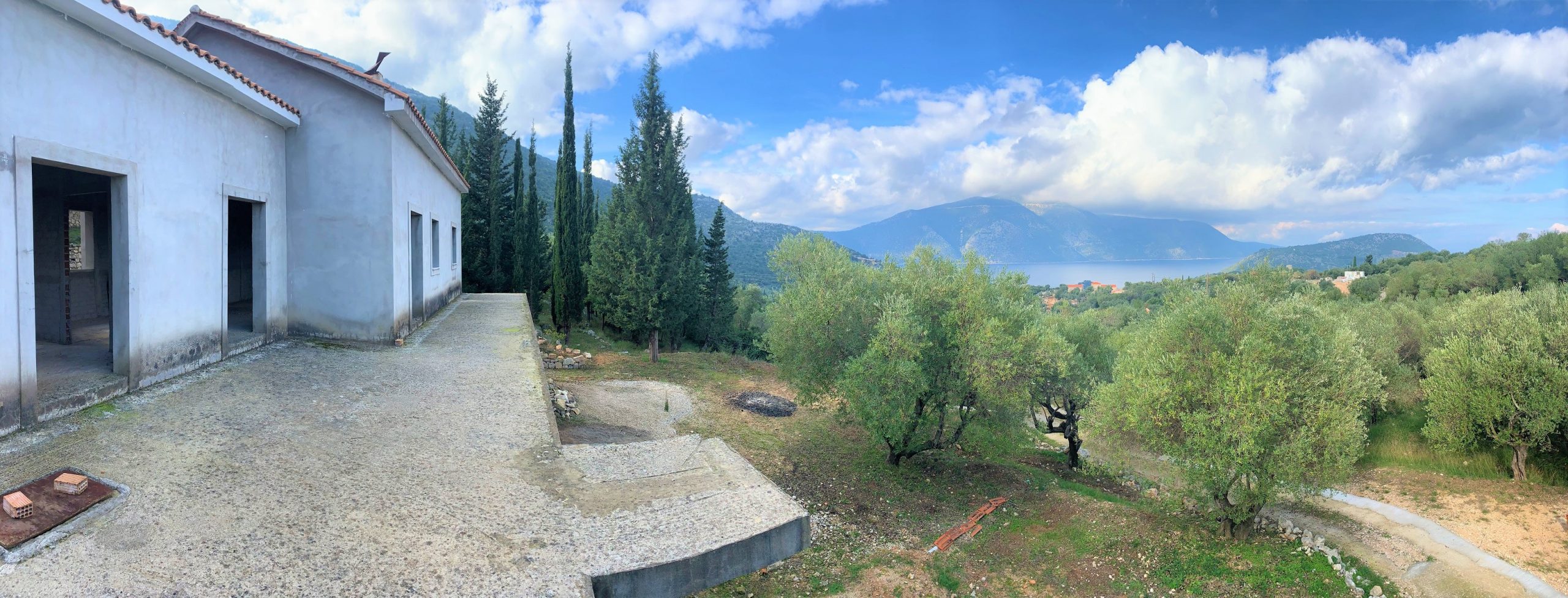 Surrounding land of house for sale on Ithaca Greece, Vathi