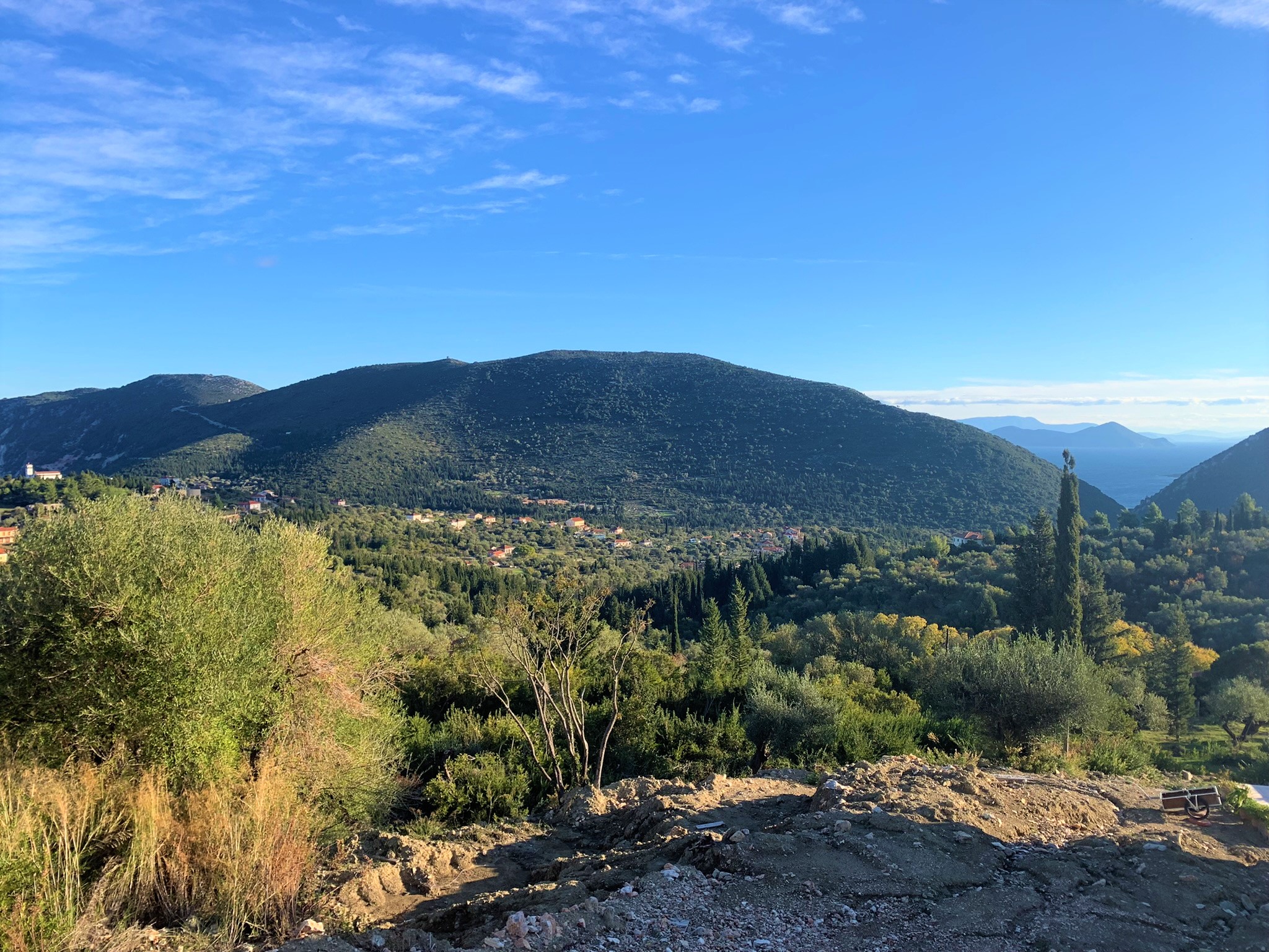 Views of land for sale in Ithaca Greece, Platrithyas