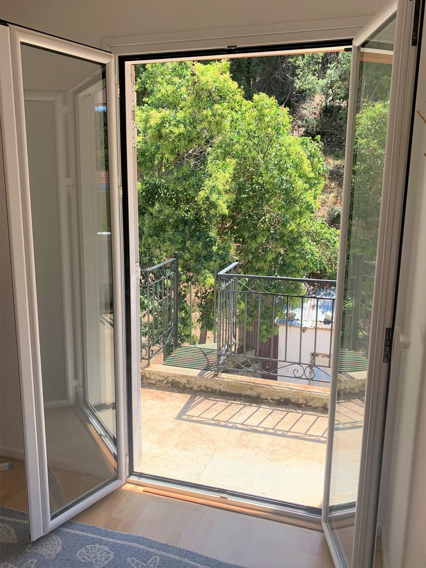 Balcony views from house for sale in Ithaca Greece, Frikes