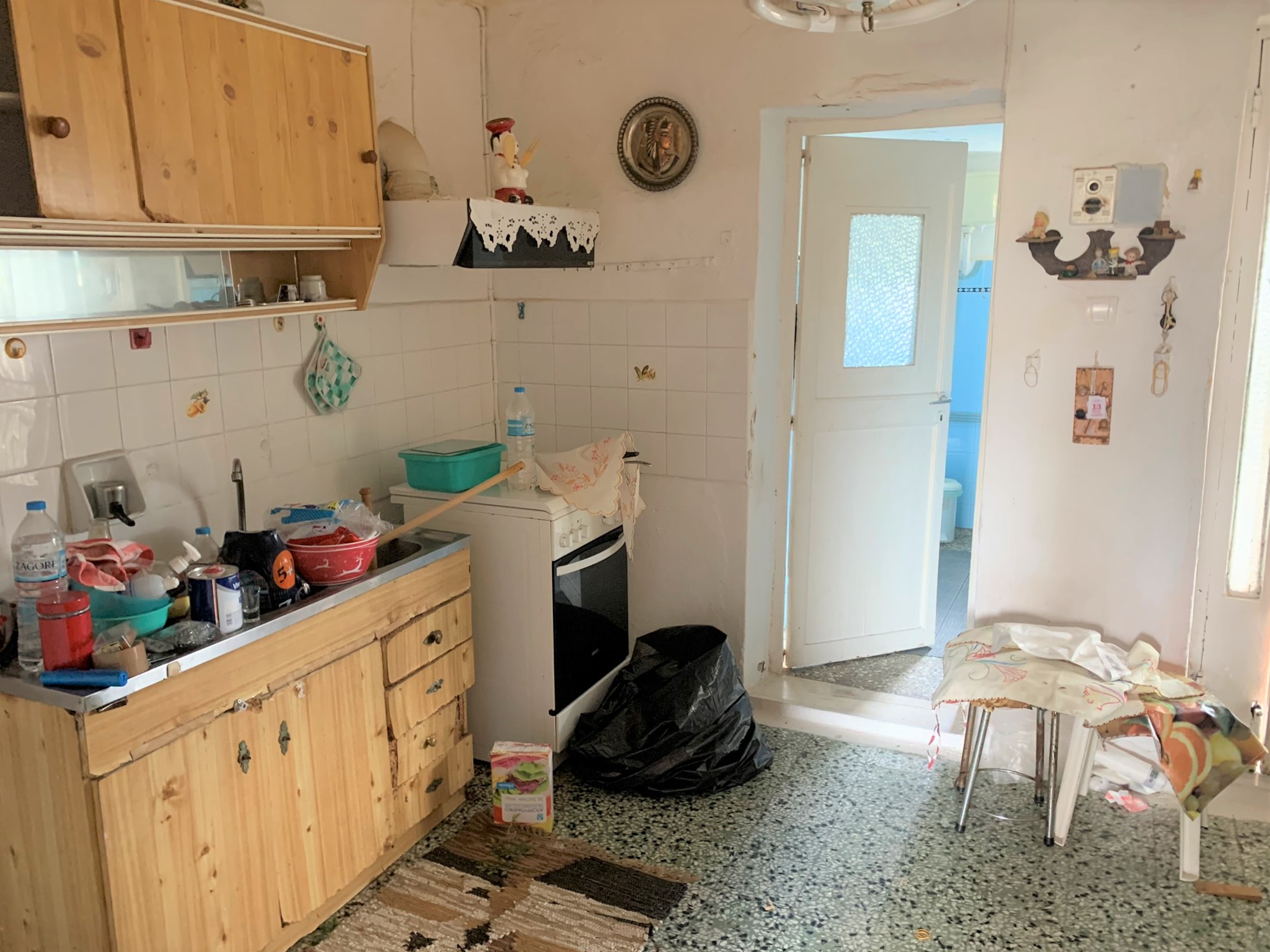 Kitchen of house for sale on Ithaca Greece, Vathi