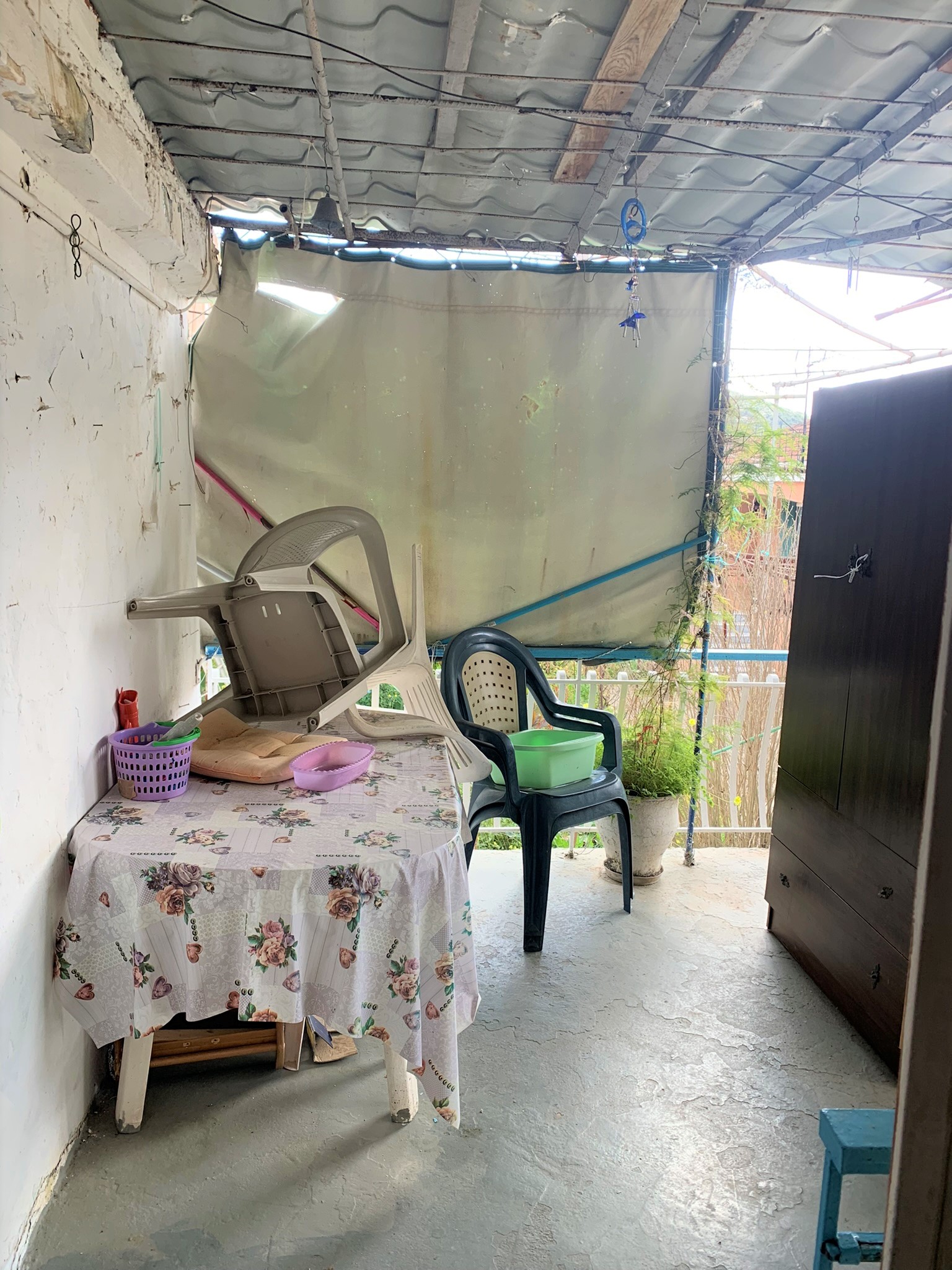 Veranda of house for sale on Ithaca Greece, Vathi